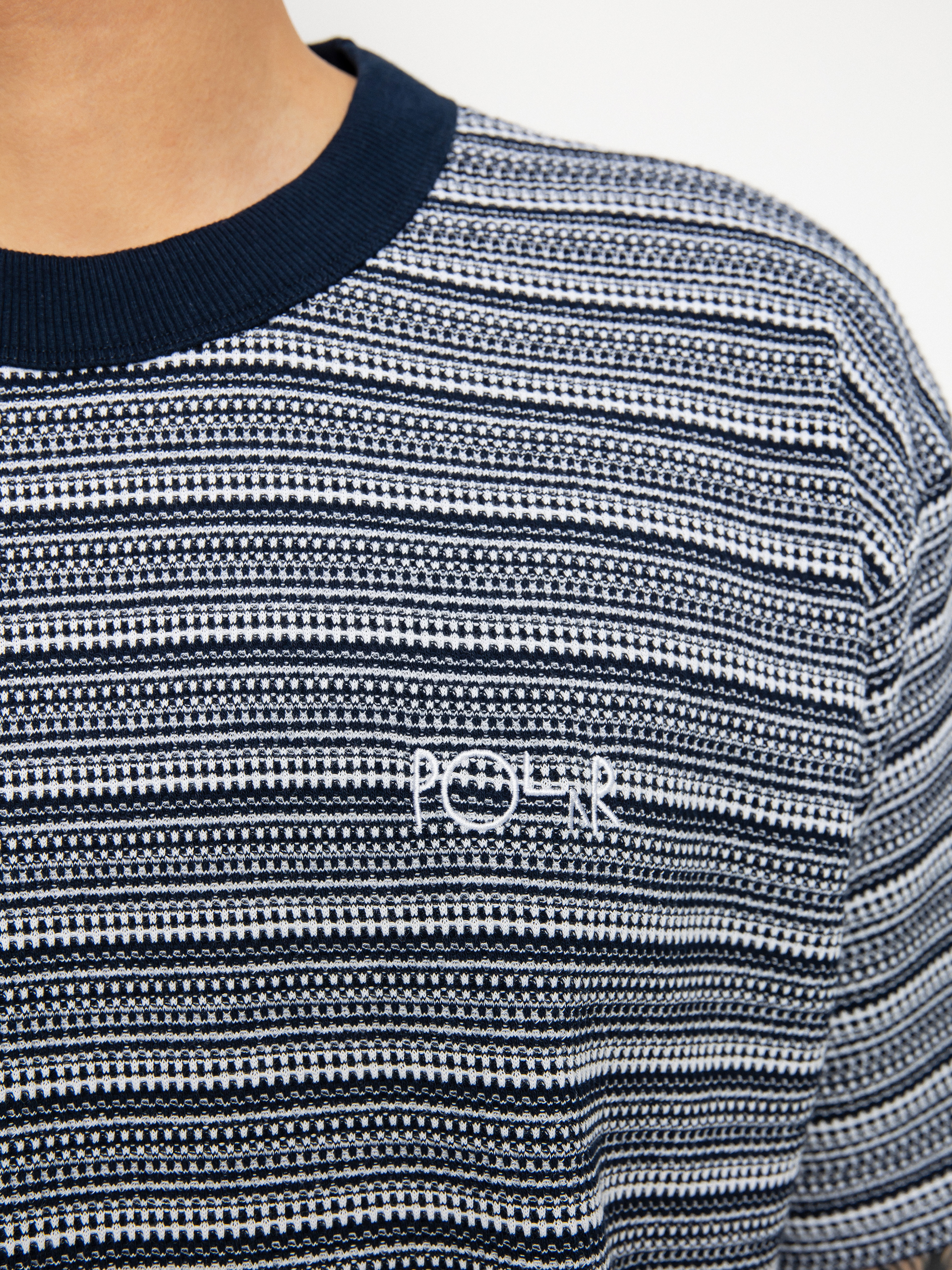T-shirt Polar Skate Stripe Shin (navy)