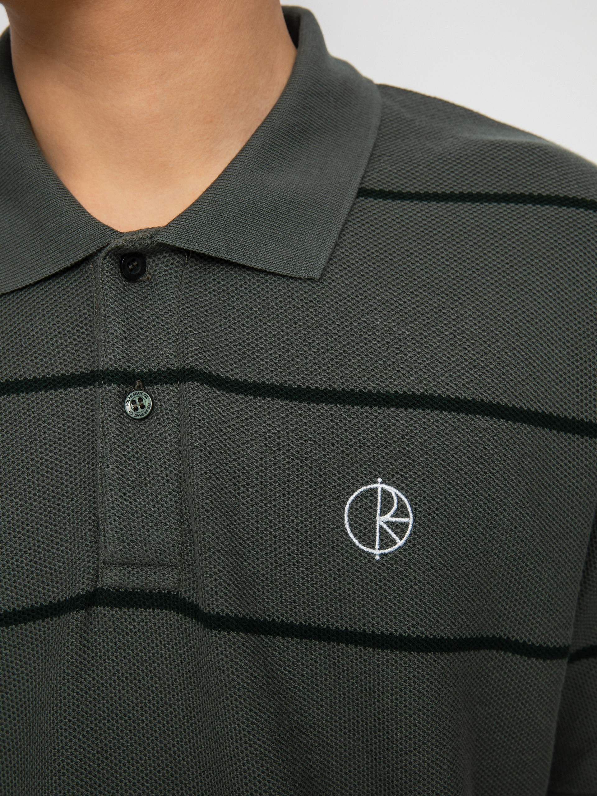 Polo Polar Skate Stripe (blueish grey)