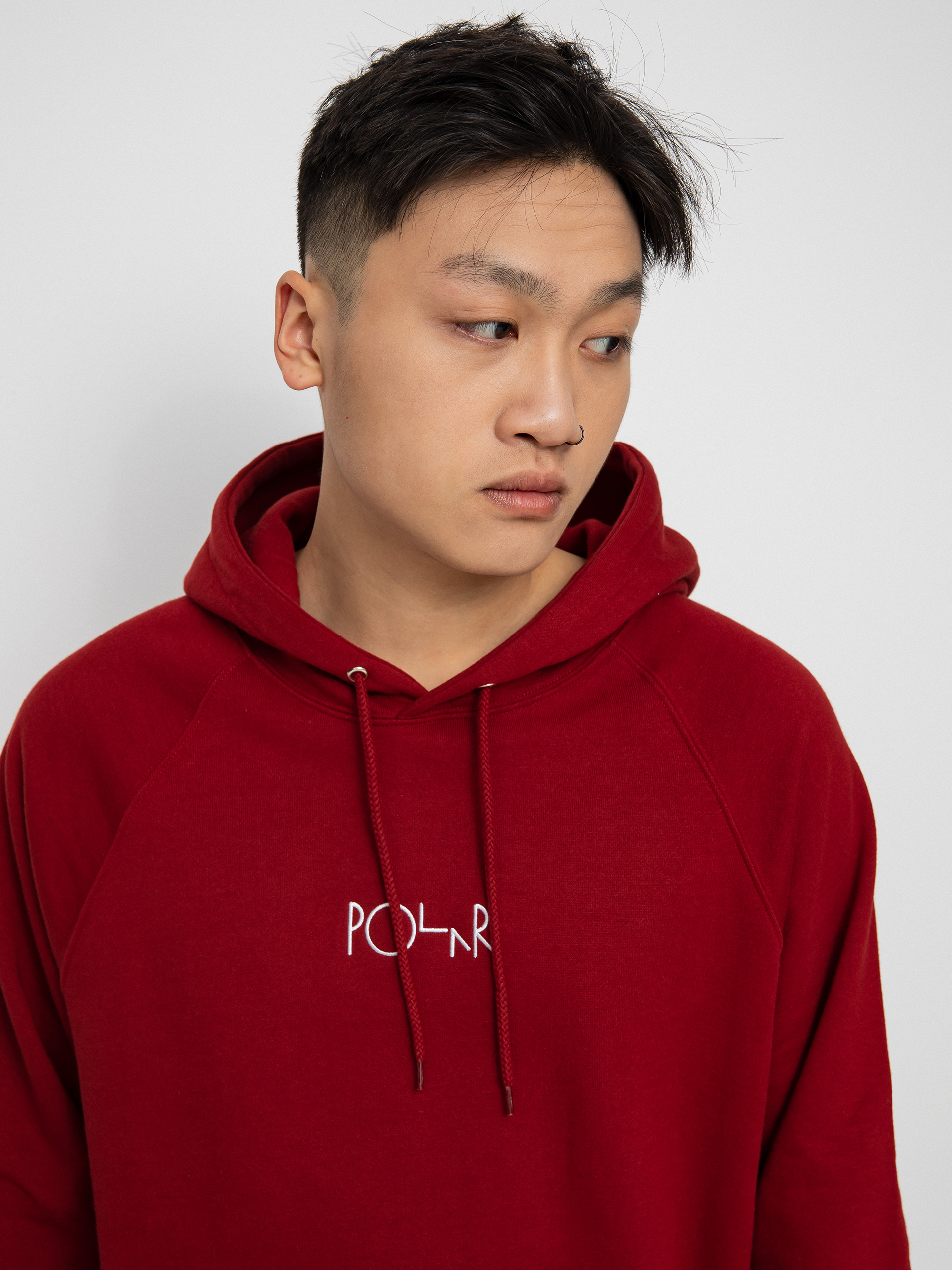 Bluza z kapturem Polar Skate Default HD (rich red)