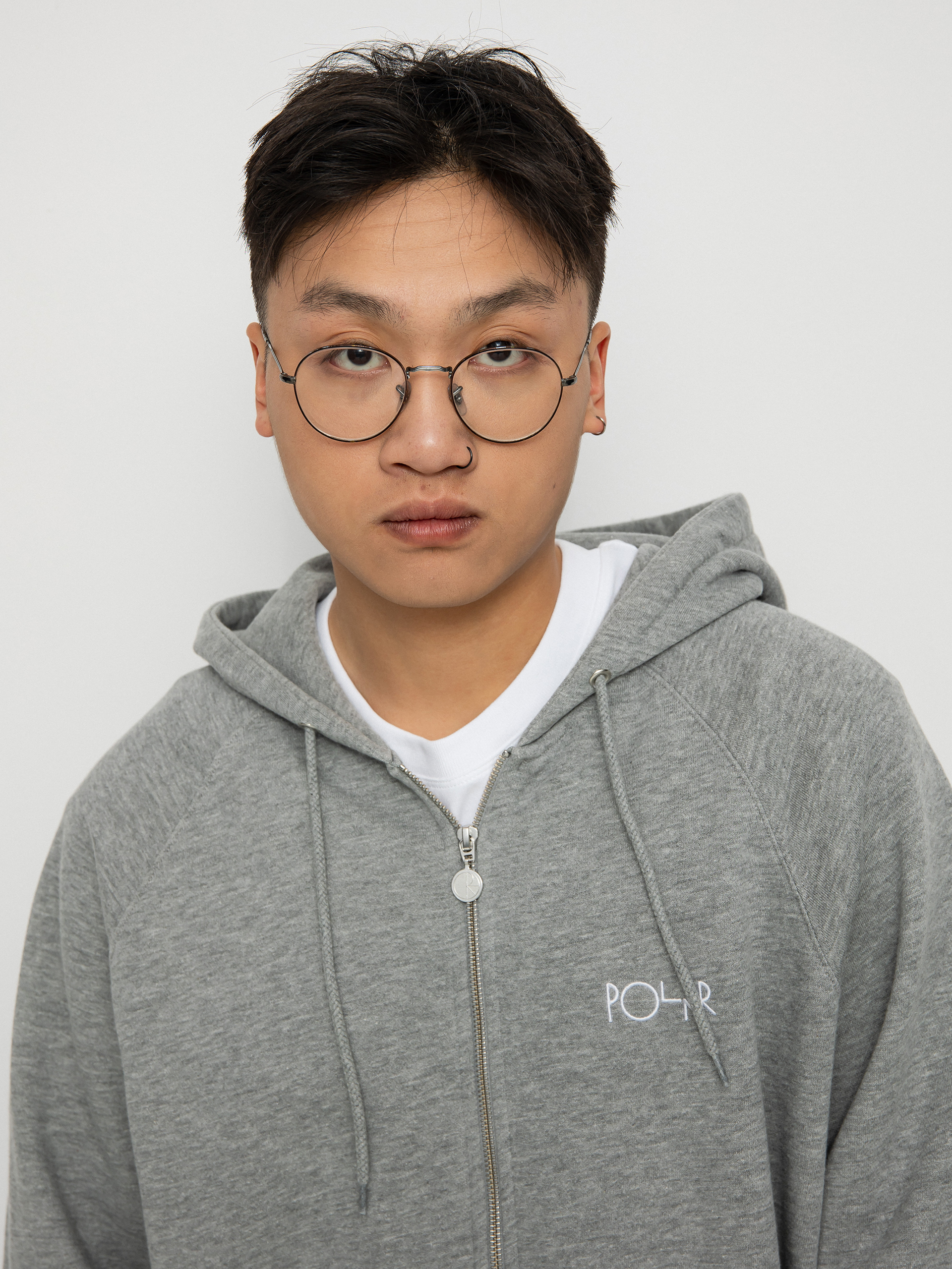 Bluza z kapturem Polar Skate Default ZHD (heather grey)