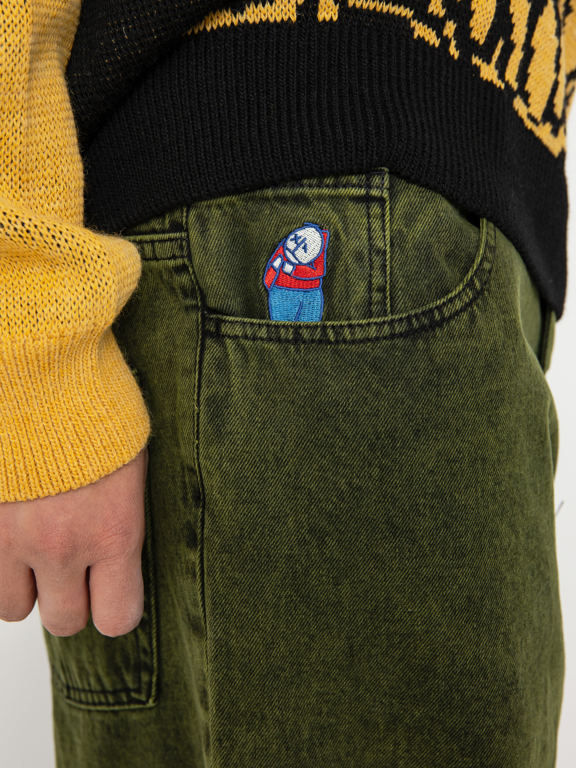 Spodnie Polar Skate Big Boy (greenblack)