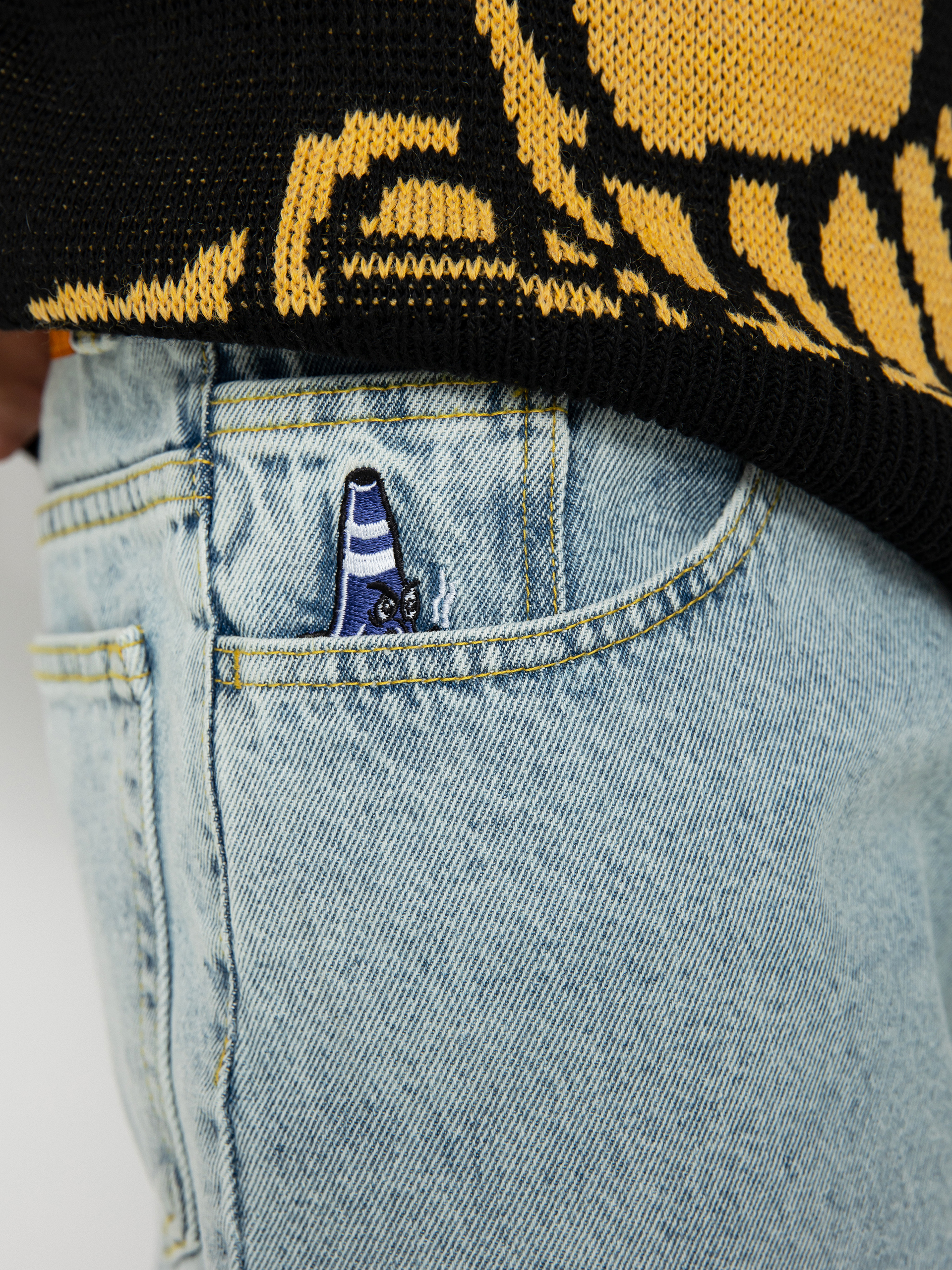 Spodnie Polar Skate 92! Denim (light blue)