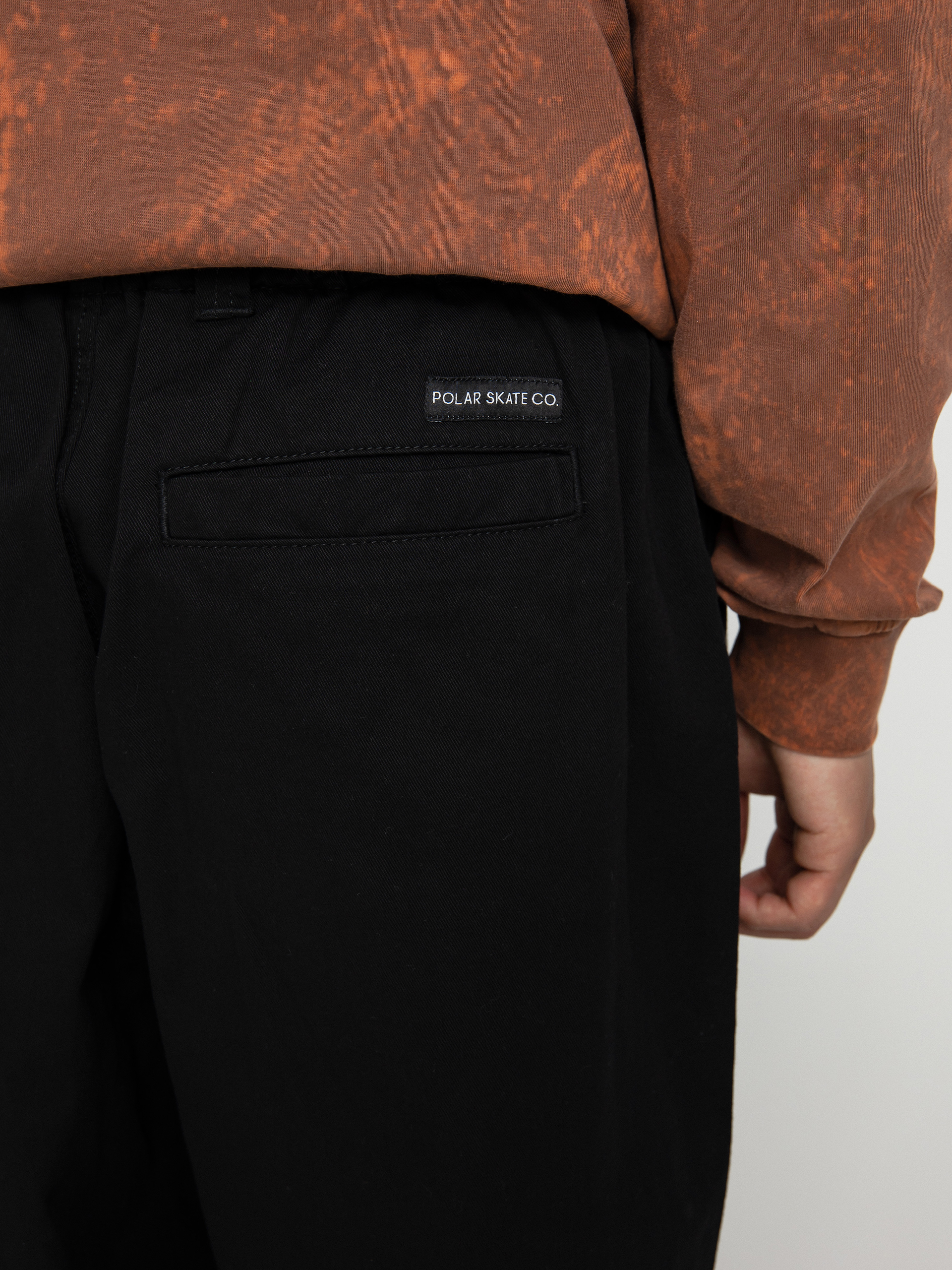Spodnie Polar Skate Railway Chinos (black)