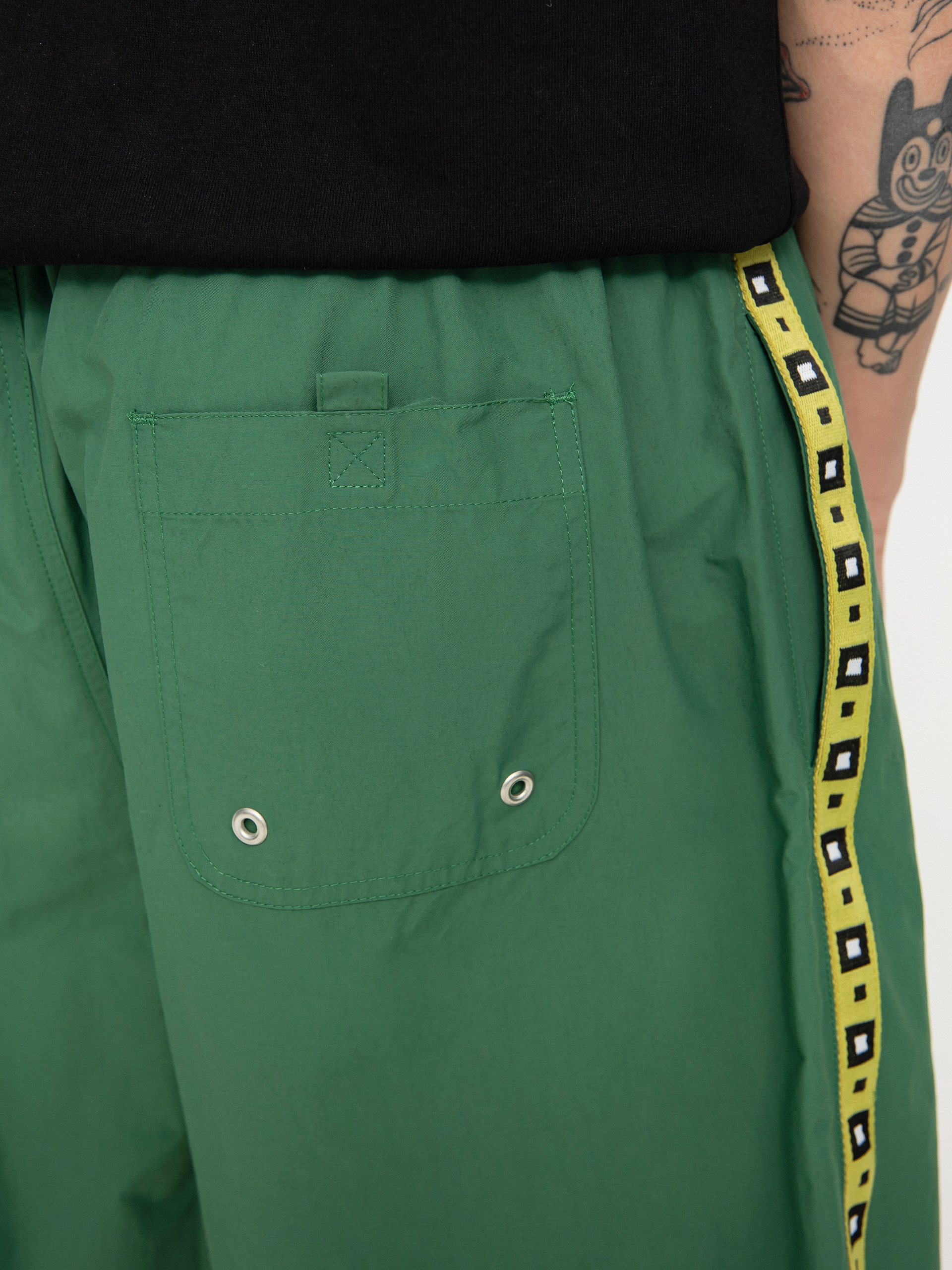 Szorty Polar Skate Square Stripe City Swim (green)