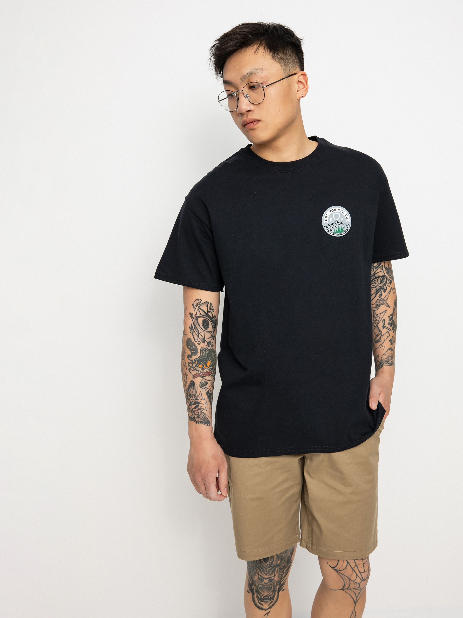 T-shirt Brixton Tune Out (black)