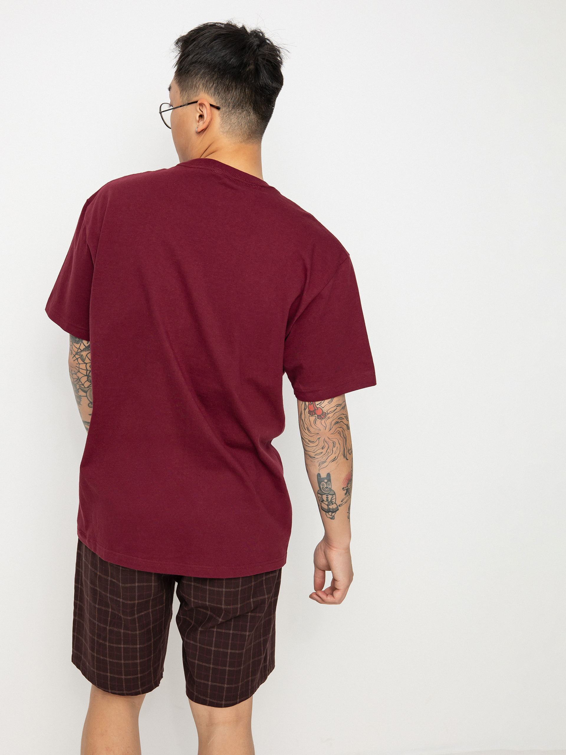 T-shirt Brixton Alton Solid (burgundy)