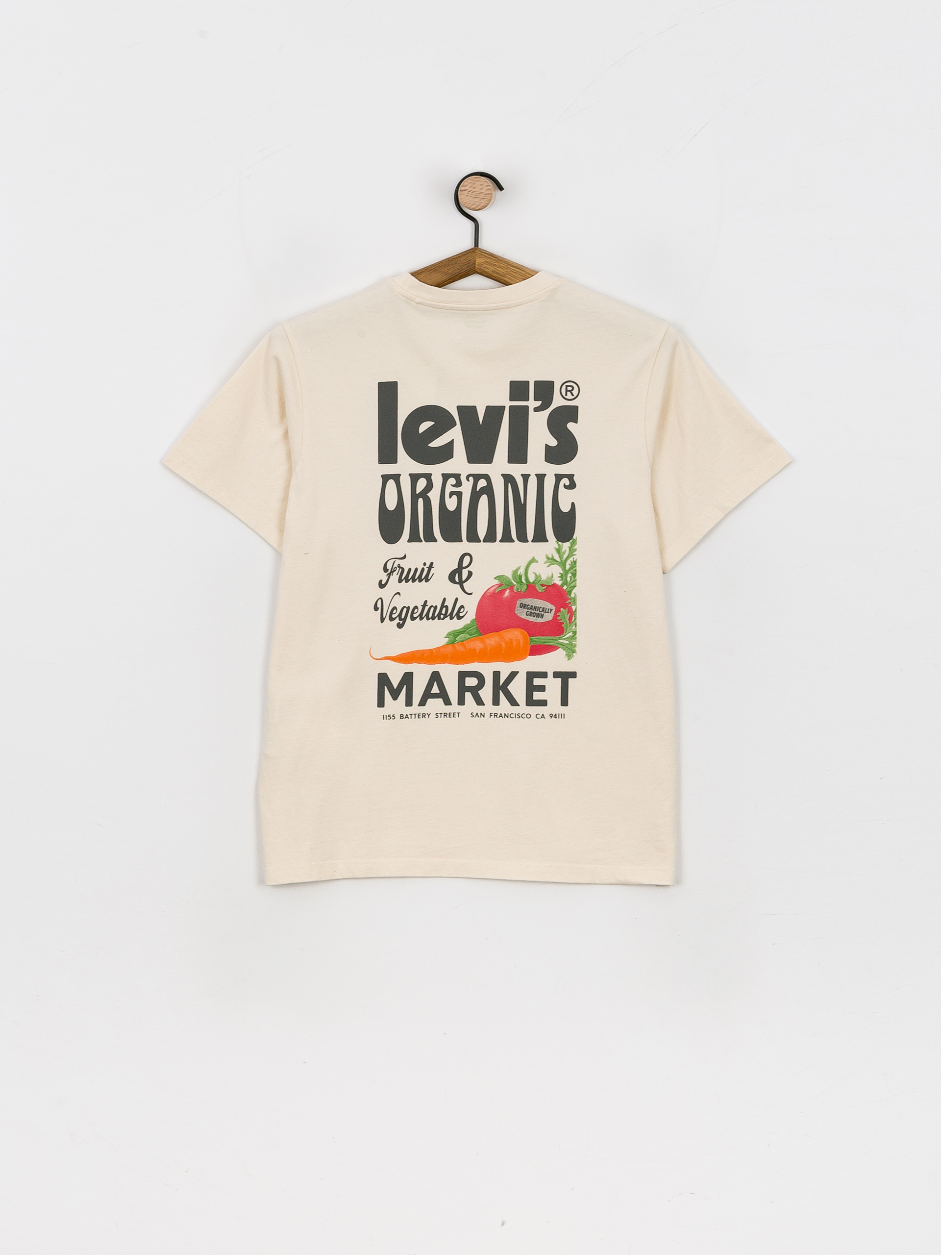 T-shirt Levi's® Stay Fresh Wmn (organic undyed griege)