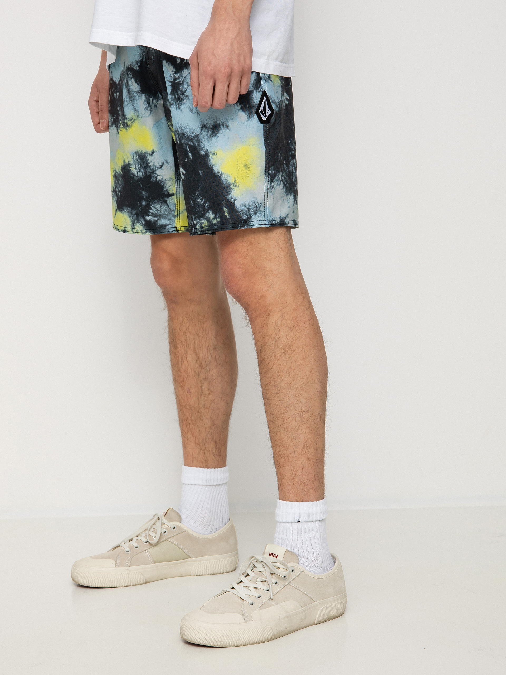 Boardshorty Volcom Saturate Stoney 19 (lime tie dye)