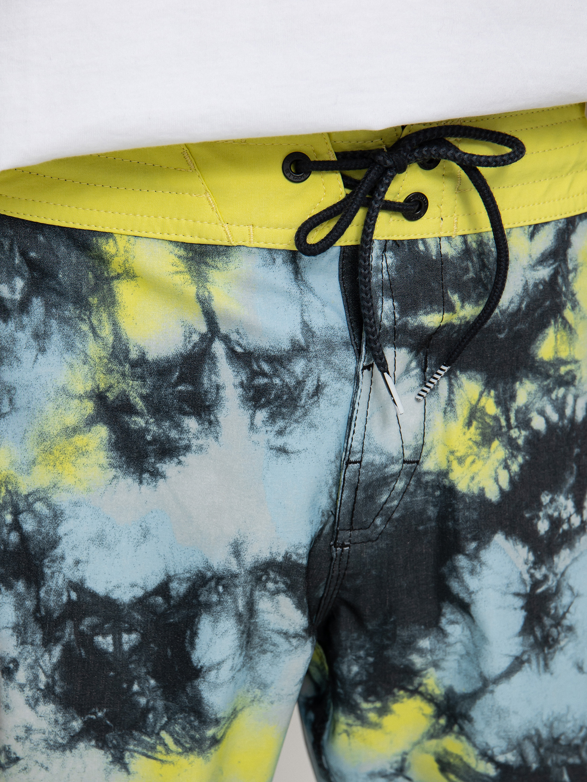 Boardshorty Volcom Saturate Stoney 19 (lime tie dye)