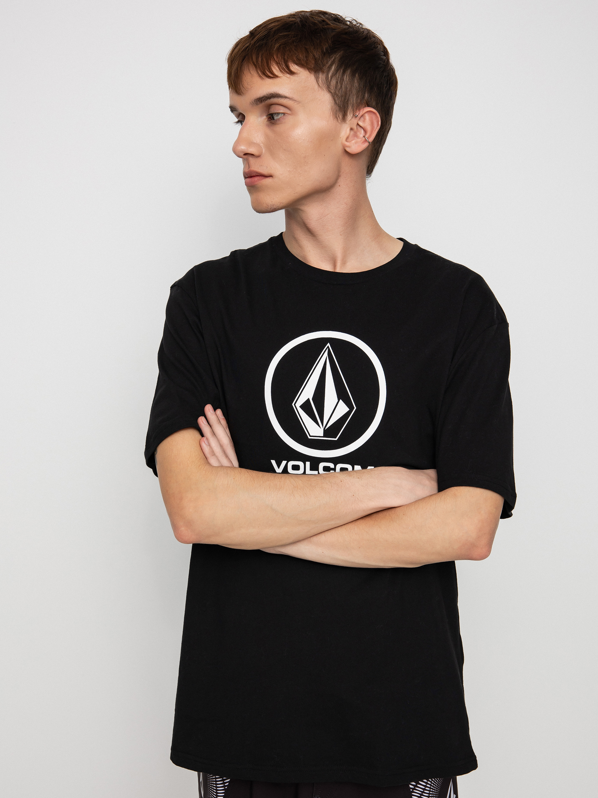 T-shirt Volcom Crisp Stone Bsc (black)