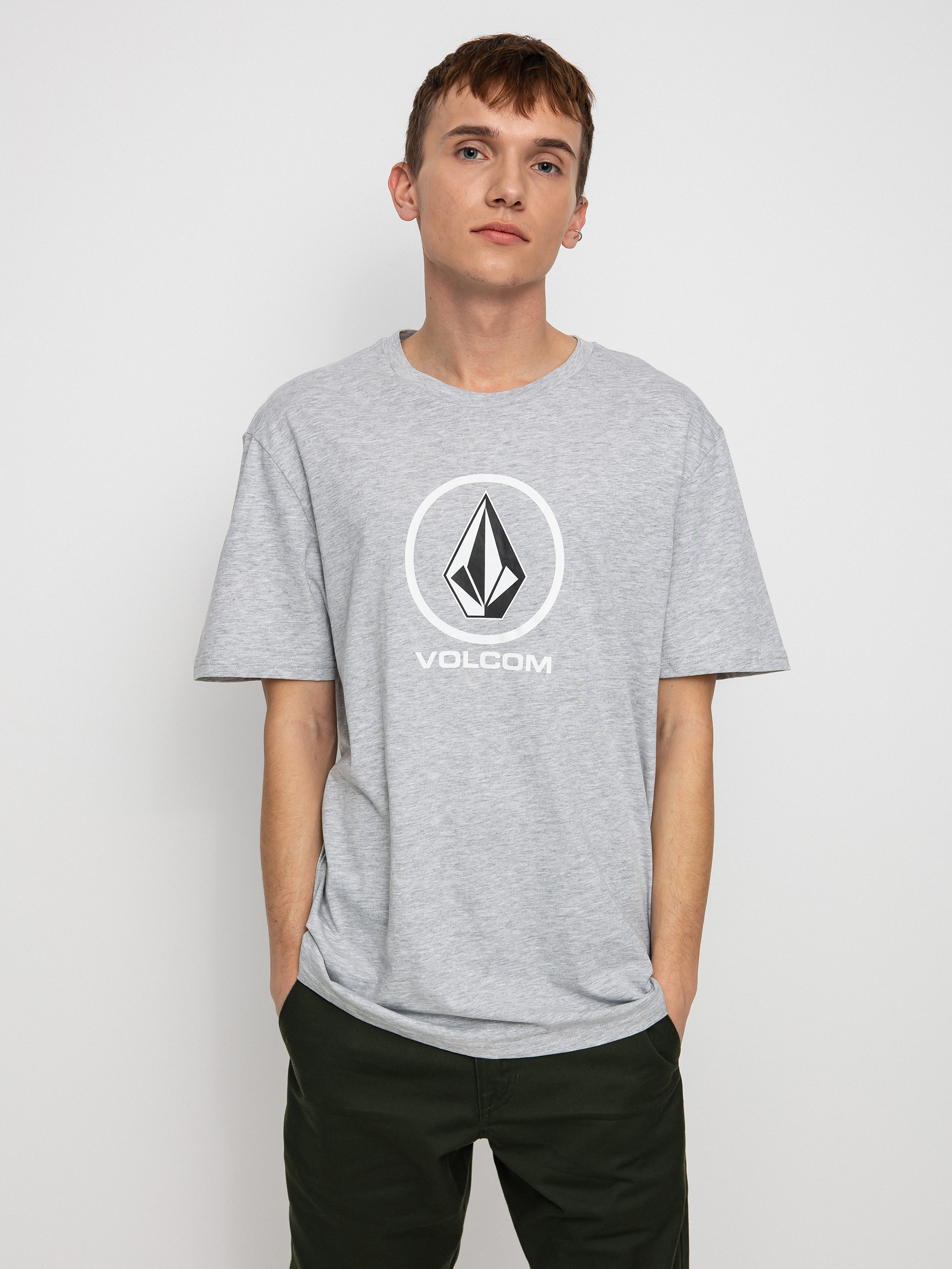T-shirt Volcom Crisp Stone Bsc (heather grey)