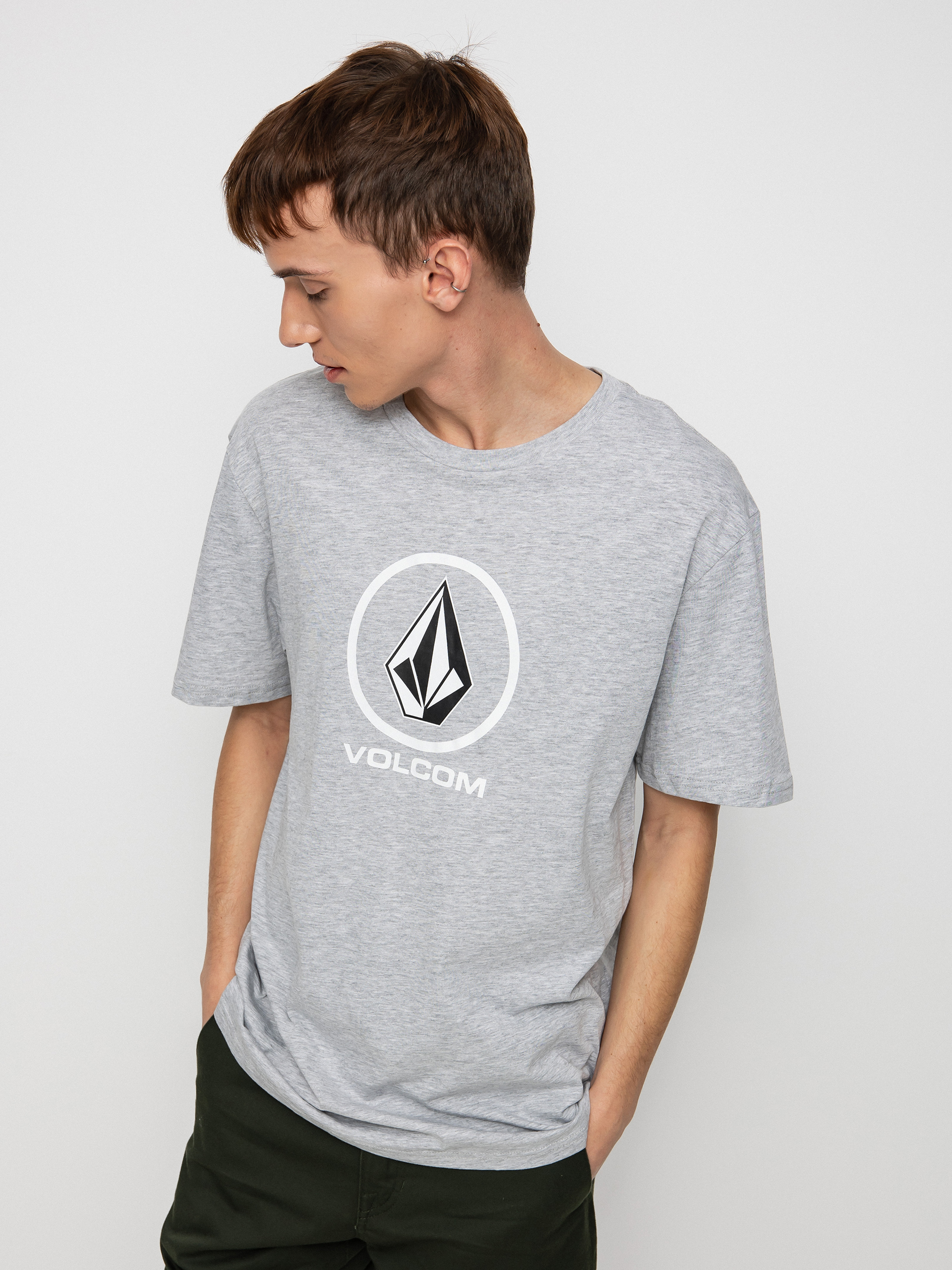 T-shirt Volcom Crisp Stone Bsc (heather grey)