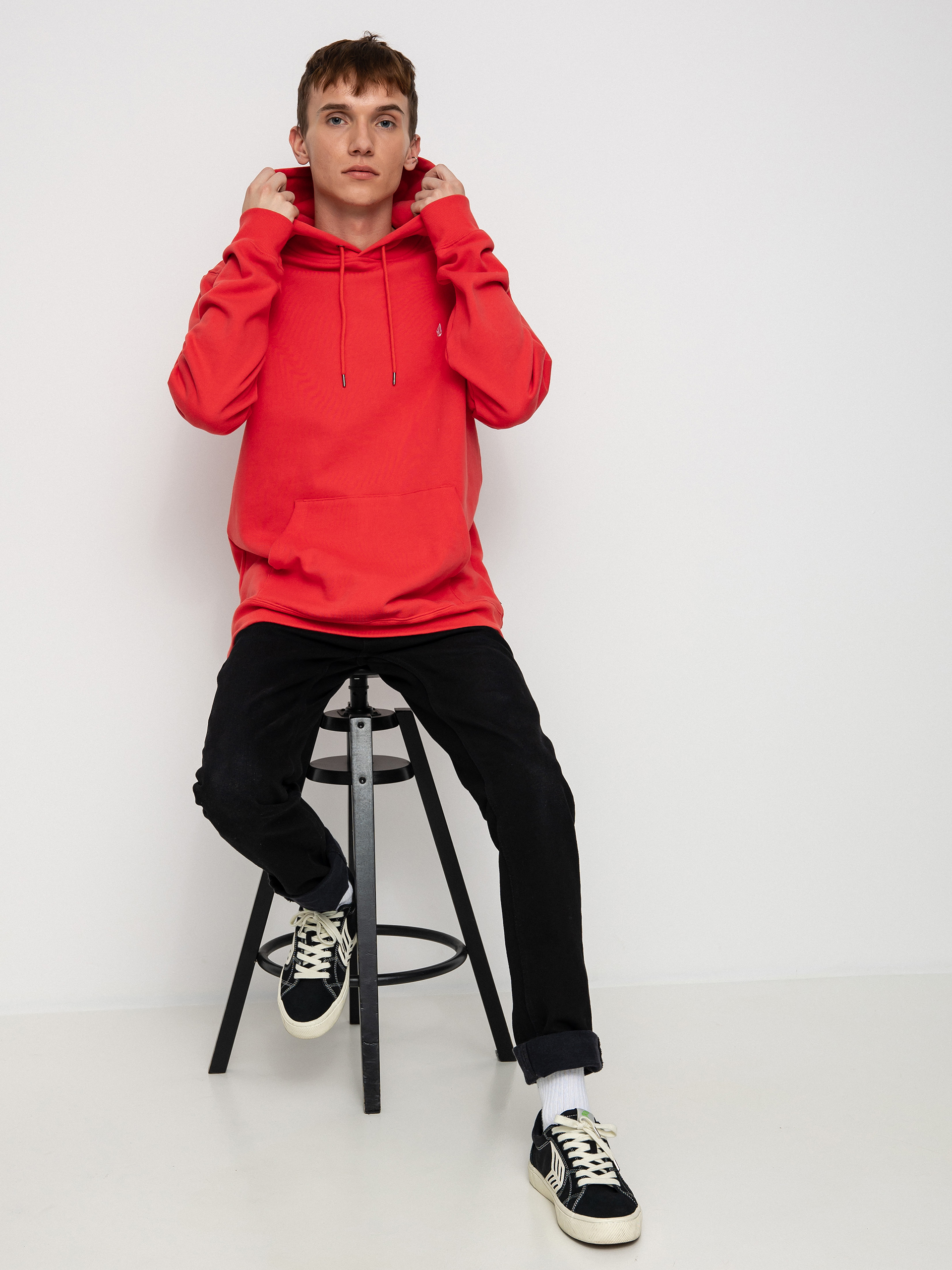 Bluza z kapturem Volcom Single Stone HD (cayenne)