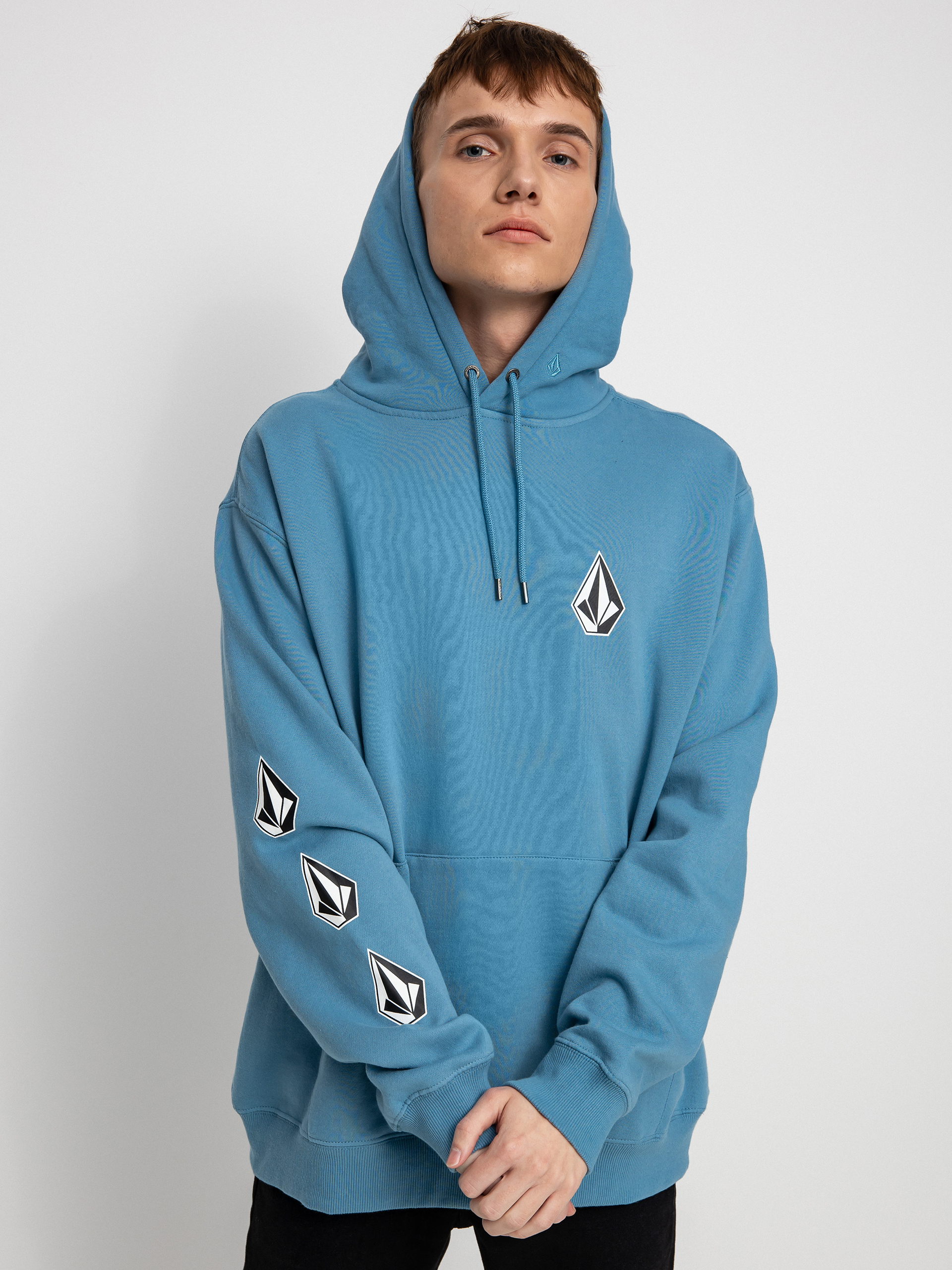 Bluza z kapturem Volcom Iconic Stone HD (niagara)