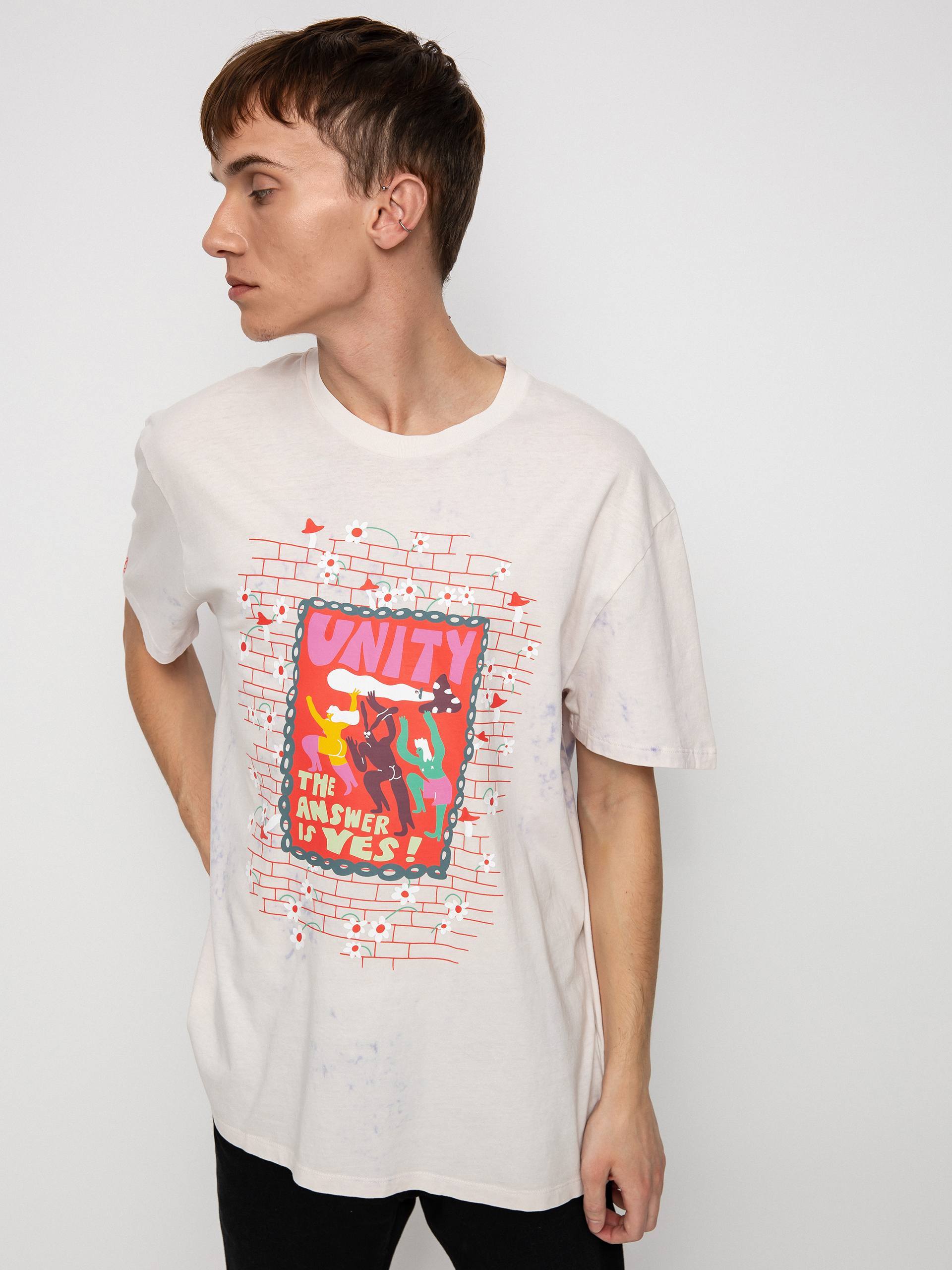 T-shirt Volcom Egle Zvirblyte 2 (angled bleach wash)