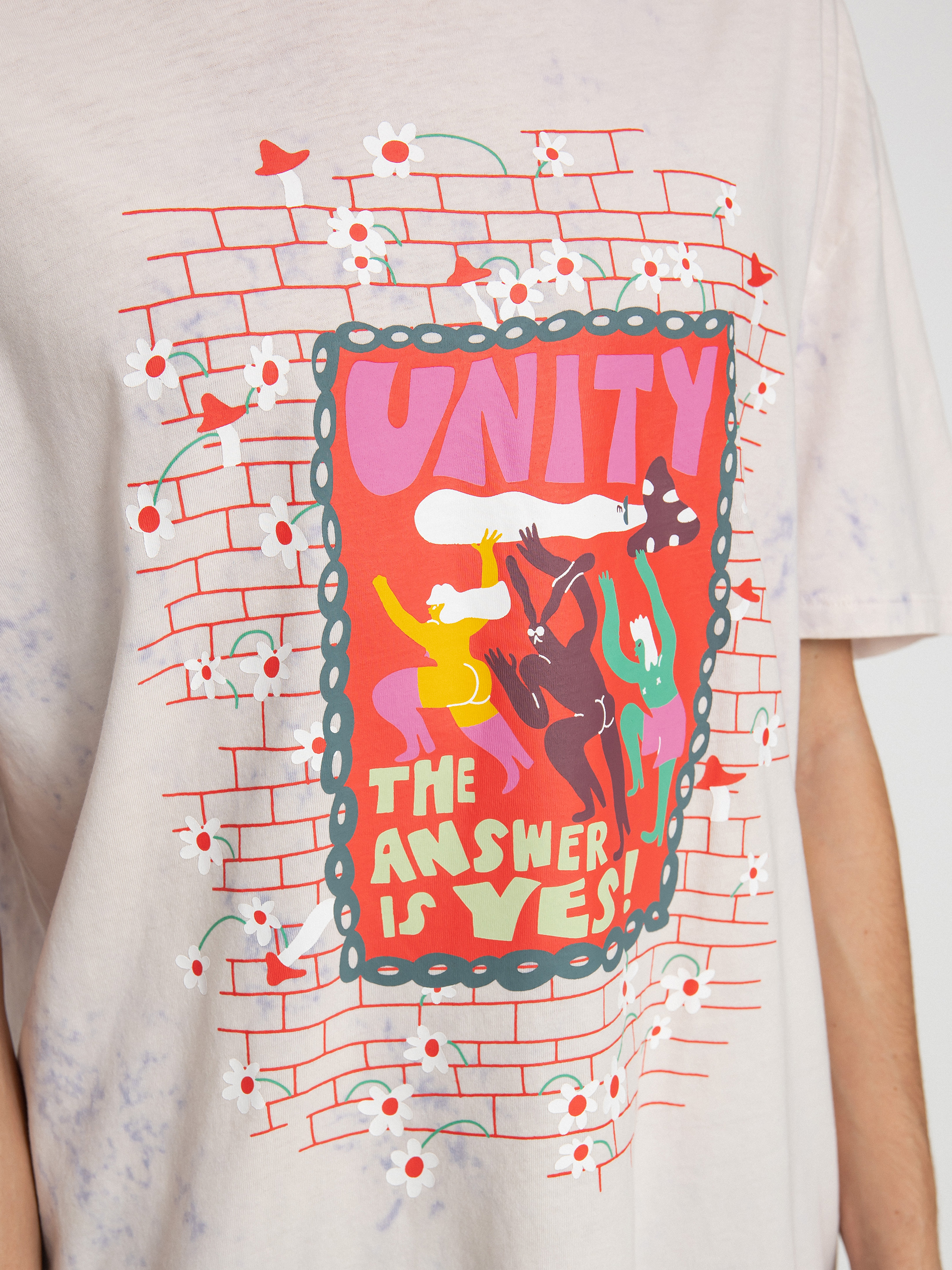 T-shirt Volcom Egle Zvirblyte 2 (angled bleach wash)