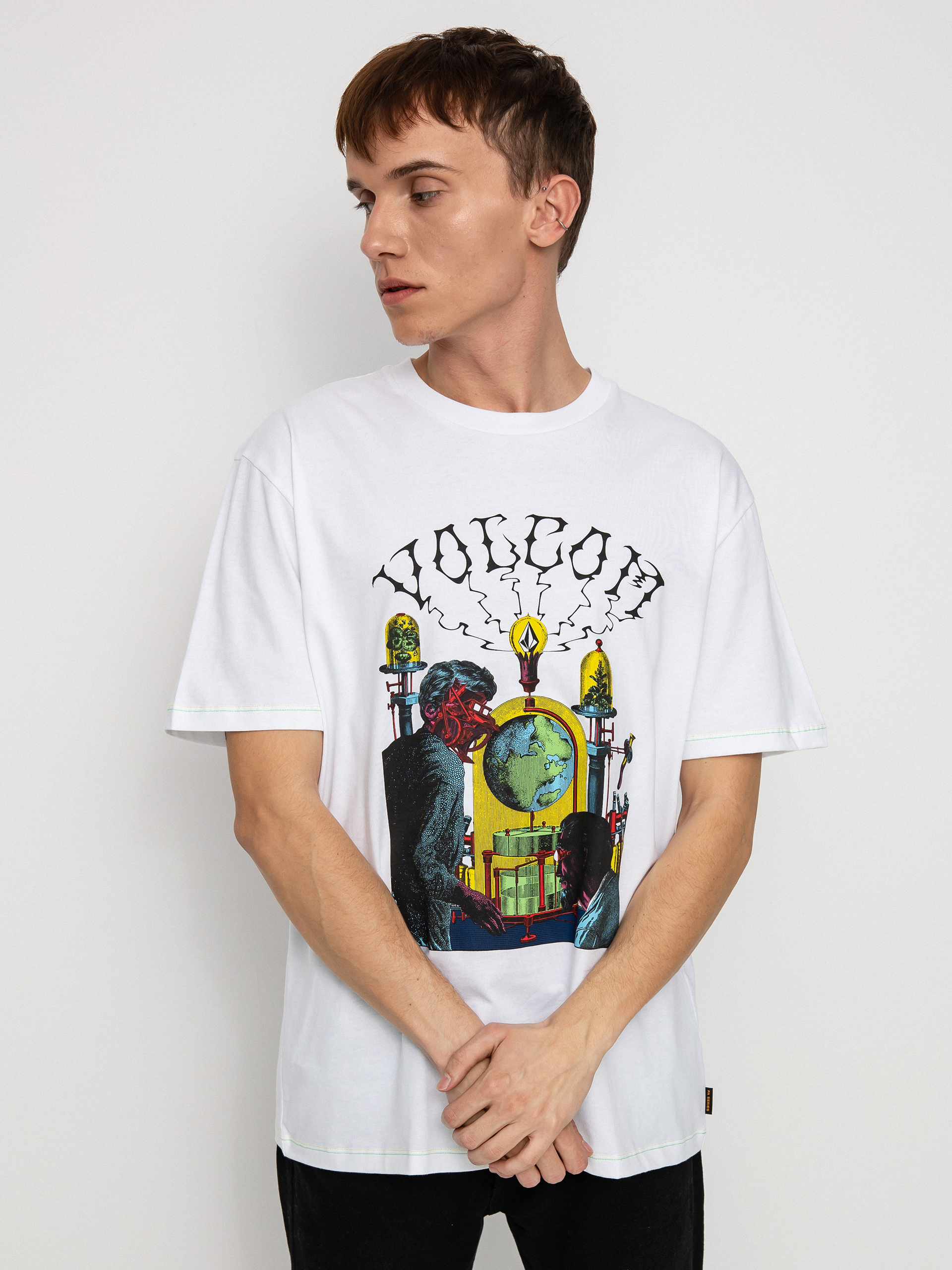 T-shirt Volcom Elzo Durt 2 (white)