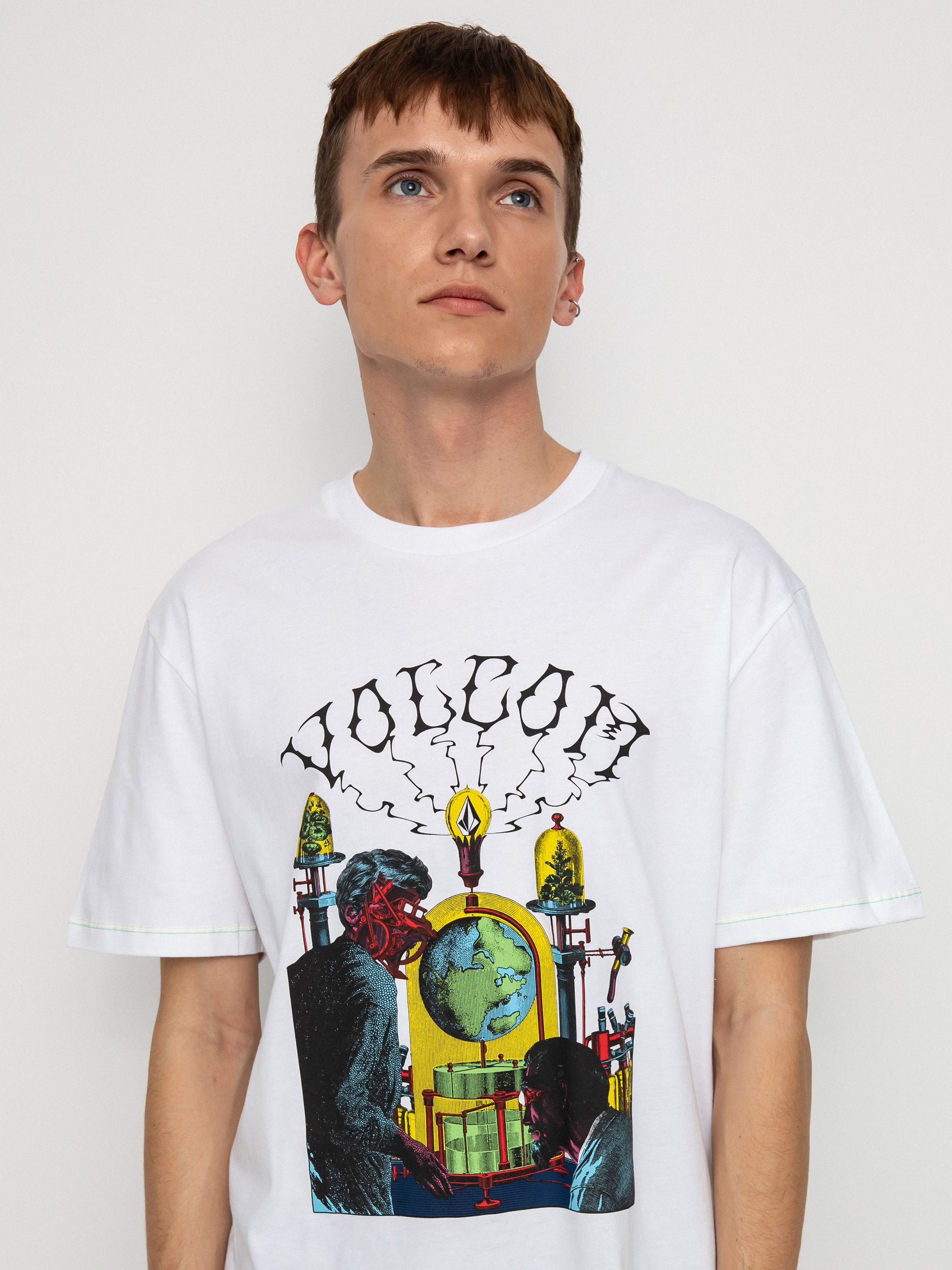 T-shirt Volcom Elzo Durt 2 (white)