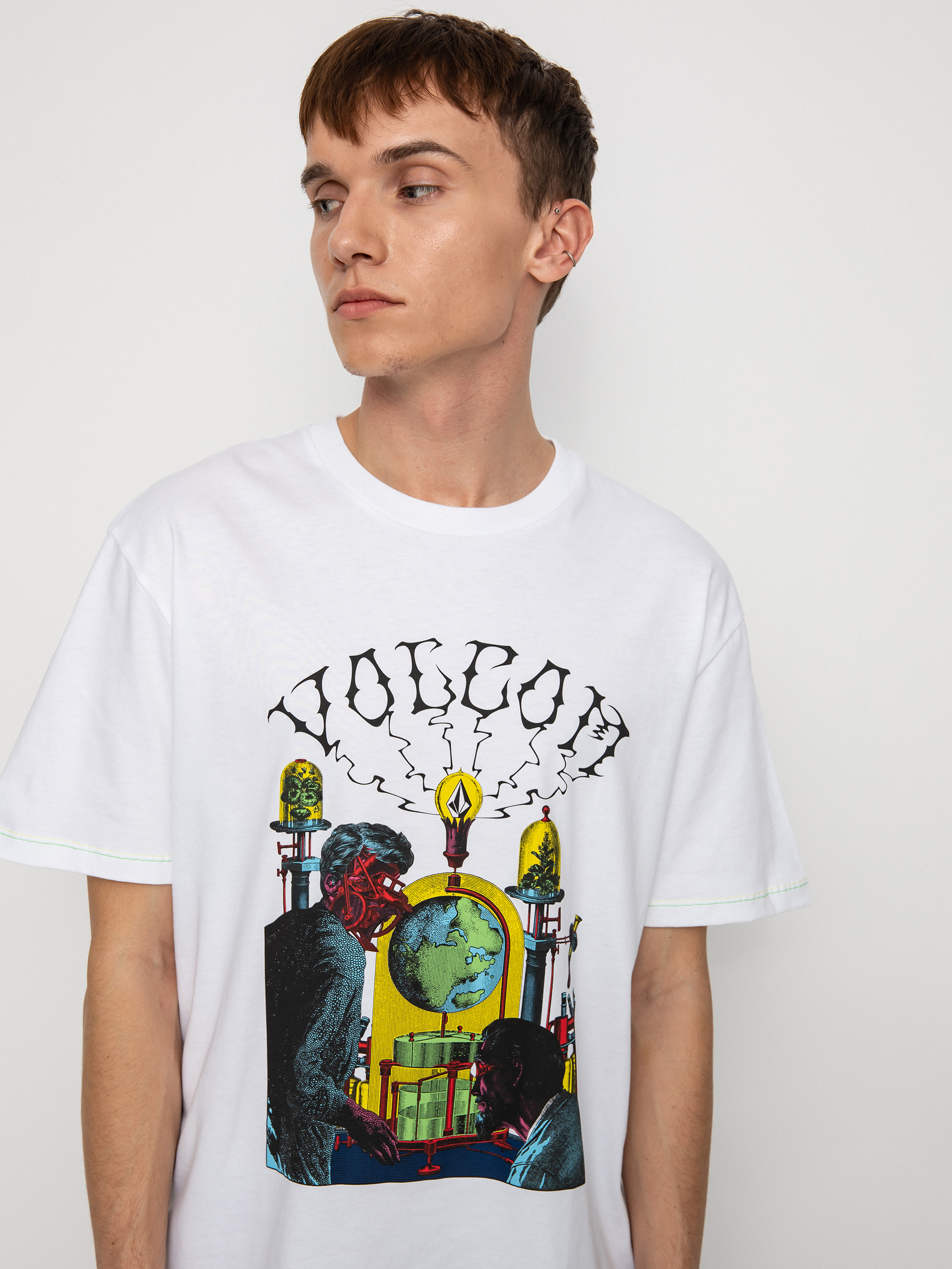 T-shirt Volcom Elzo Durt 2 (white)