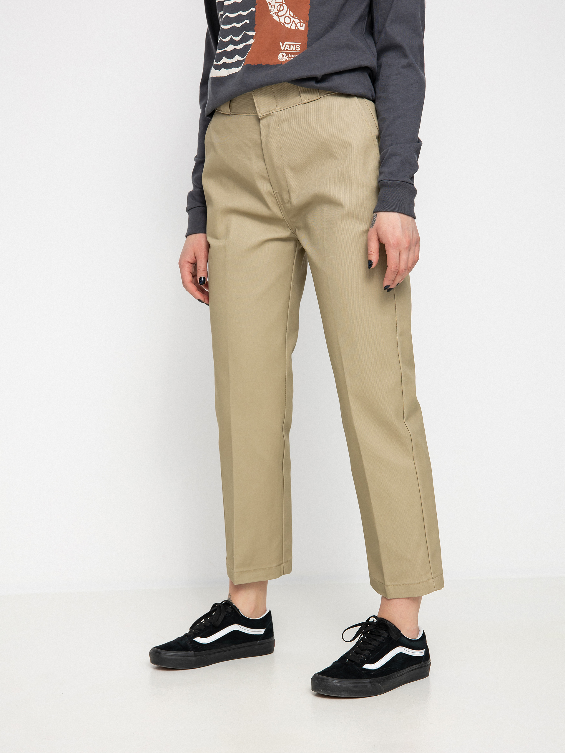 Spodnie Dickies 874 Cropped Wmn (khaki)