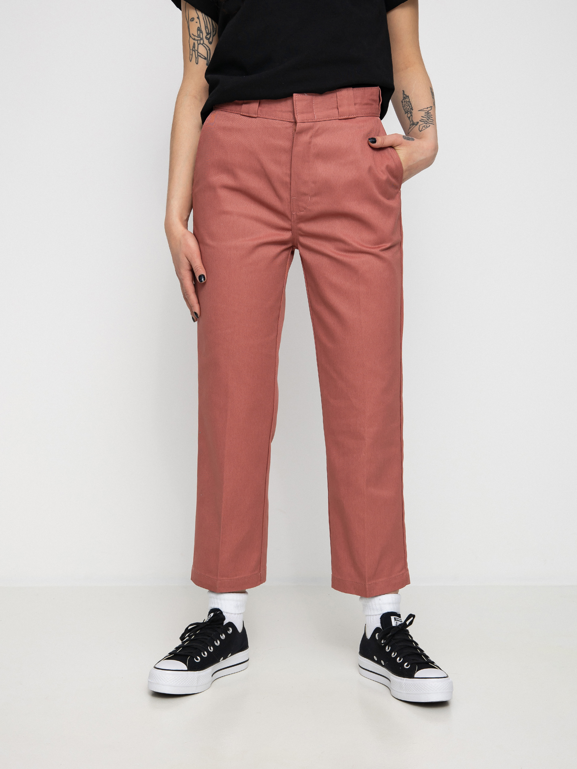 Spodnie Dickies 874 Cropped Wmn (withered rose)
