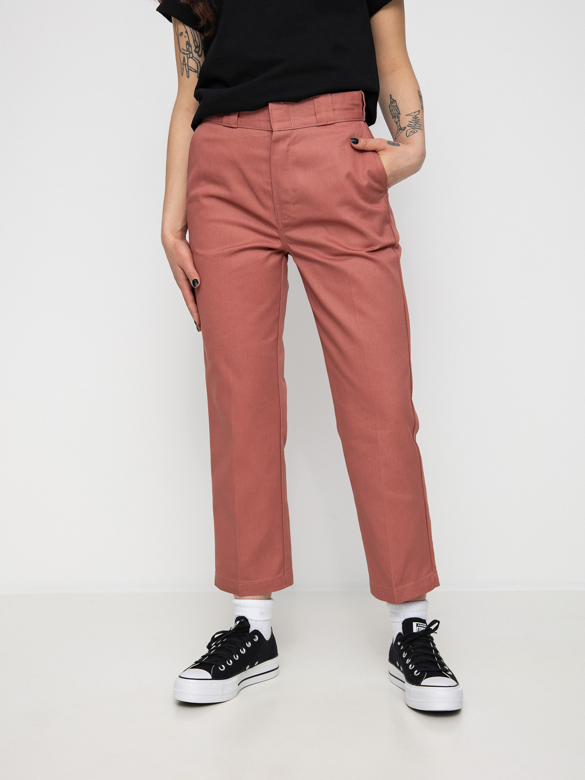Spodnie Dickies 874 Cropped Wmn (withered rose)