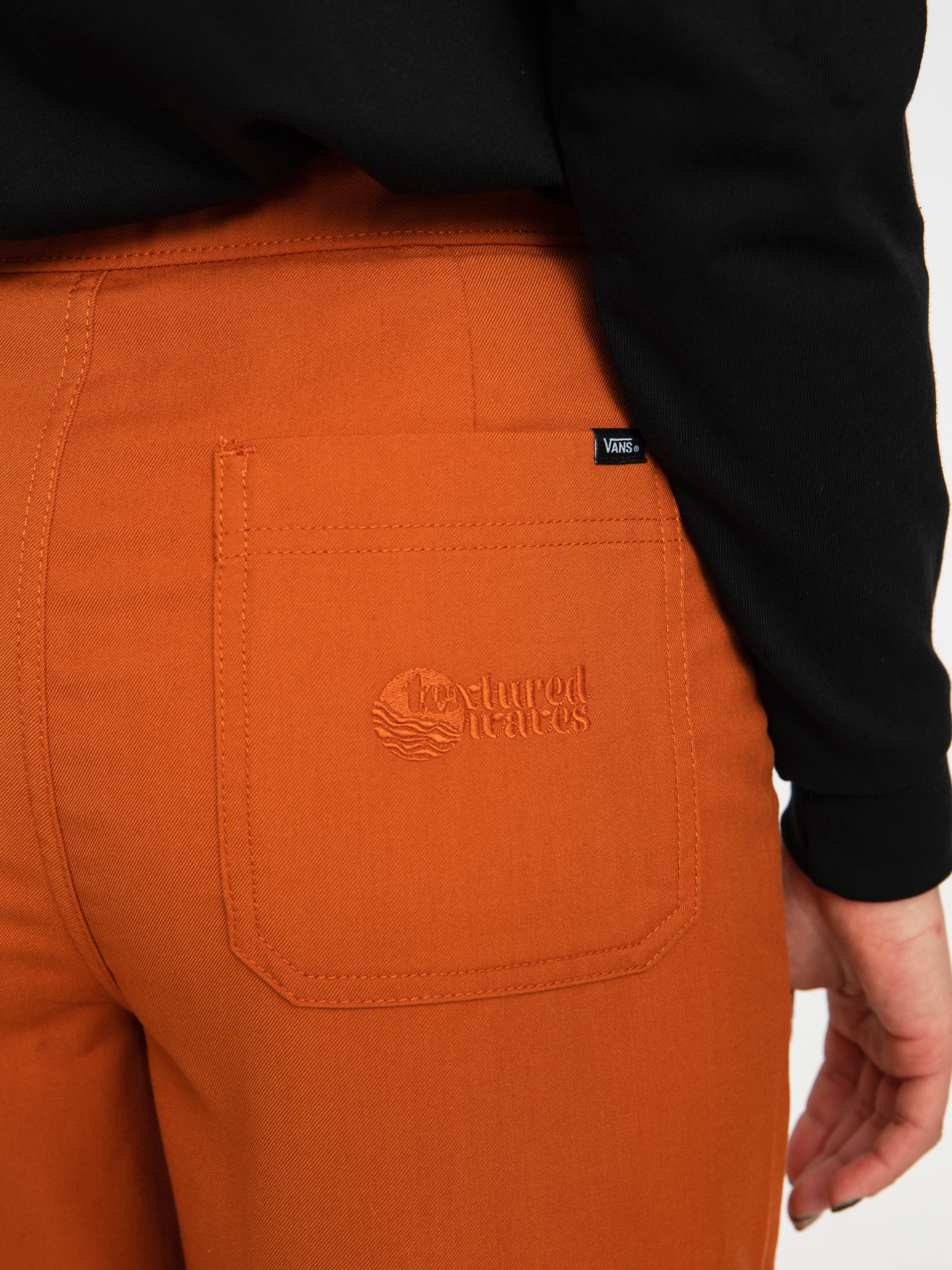 Spodnie Vans Textured Waves Wmn (bombay brown)