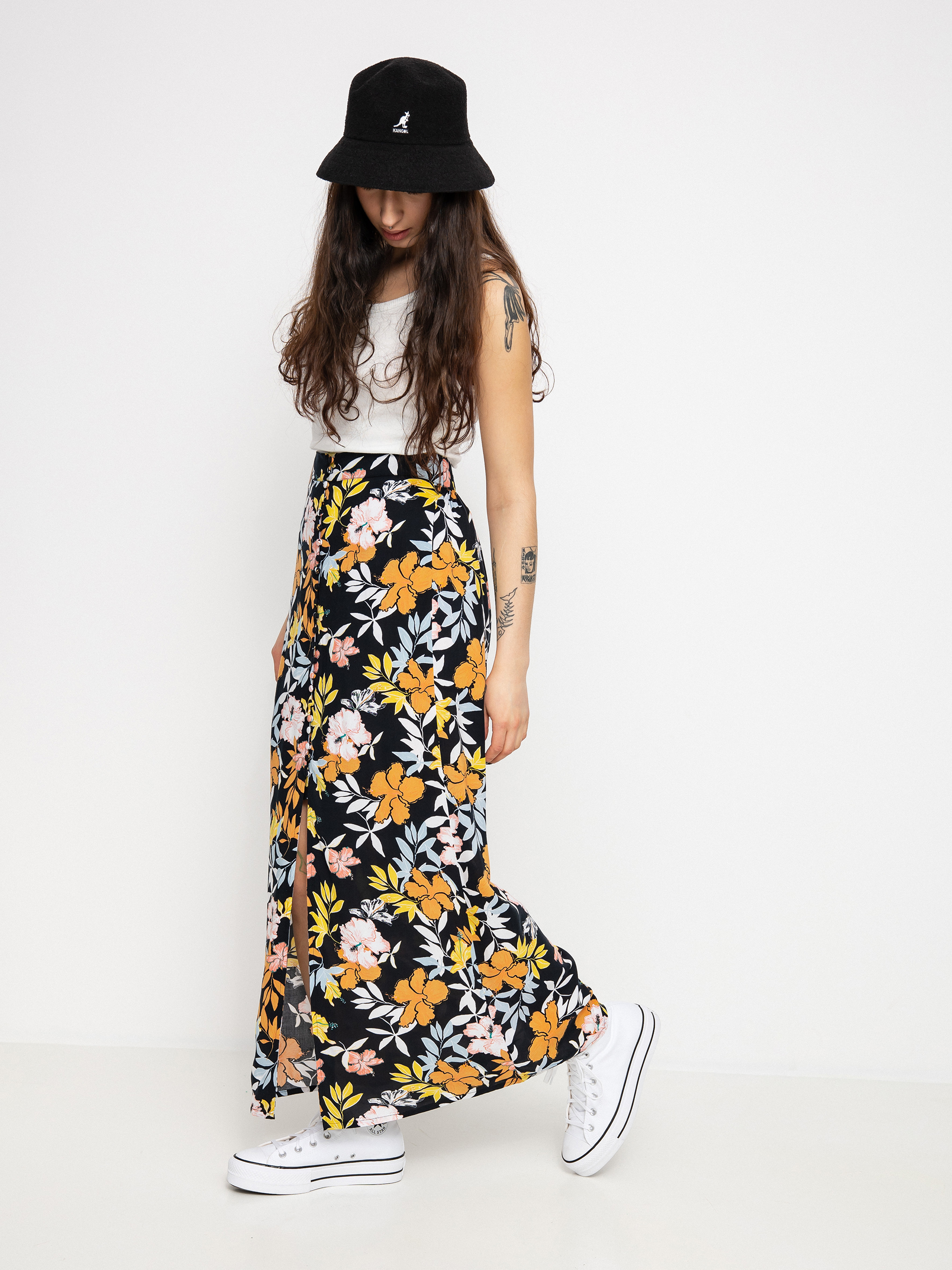 Spódnica Roxy Sunset Shimmer Wmn (anthracite island vibes)