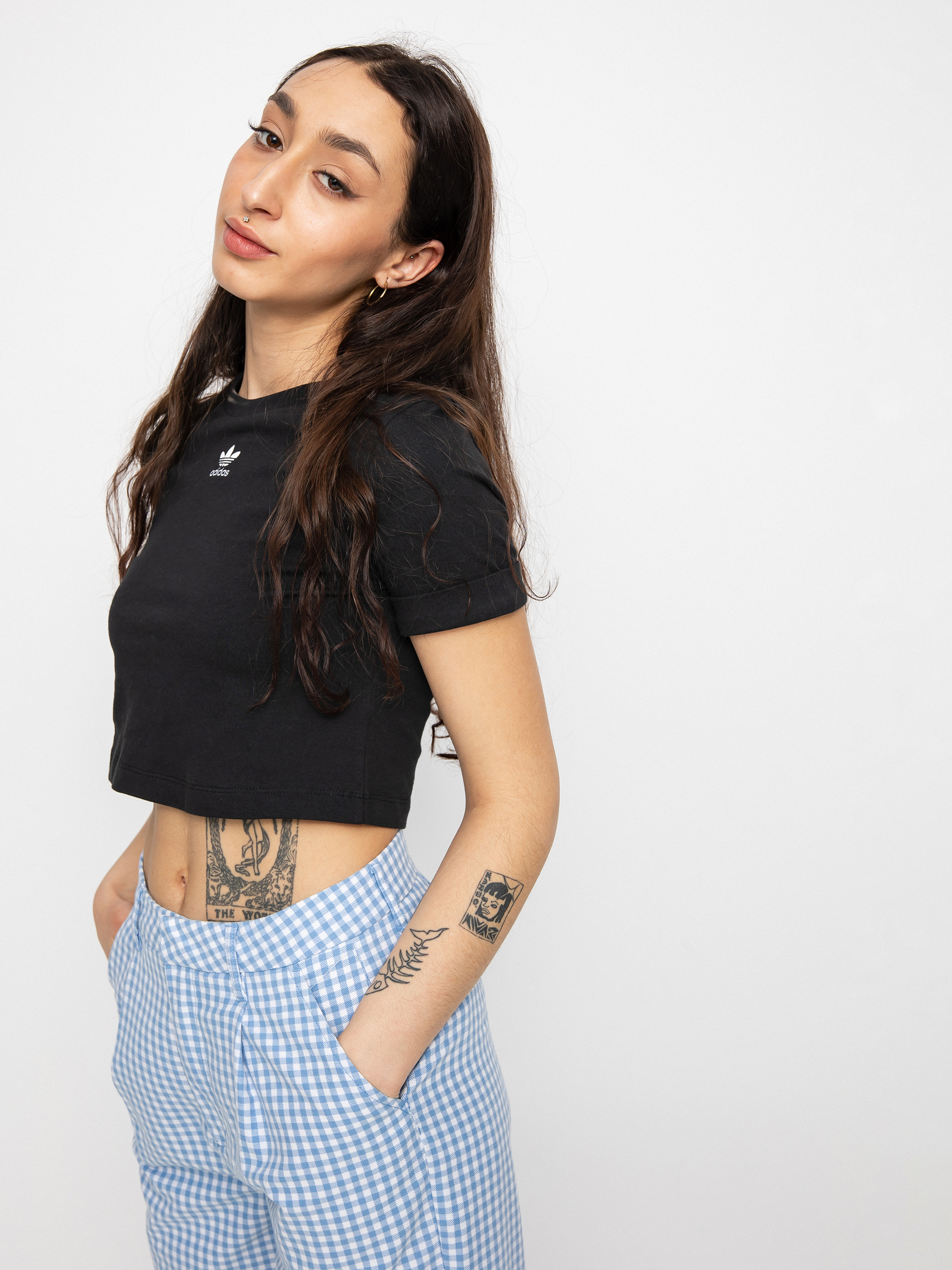 T-shirt adidas Originals Crop Top Wmn (black)