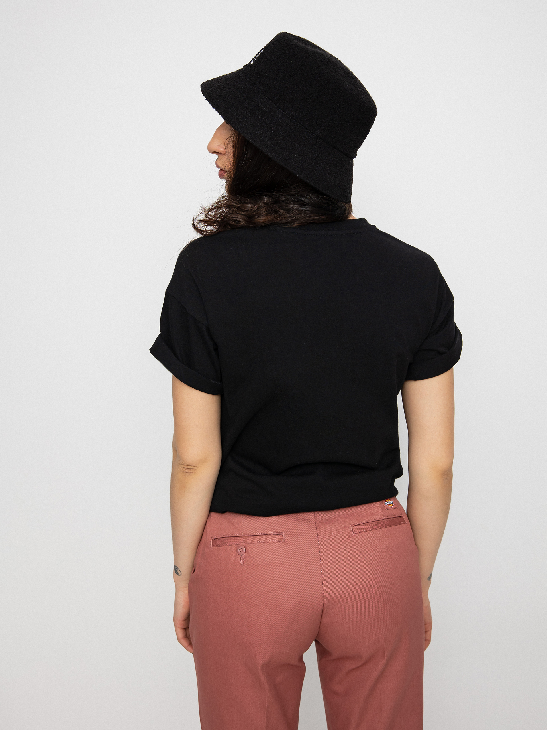 T-shirt Carhartt WIP Script Embroidery Wmn (black/white)