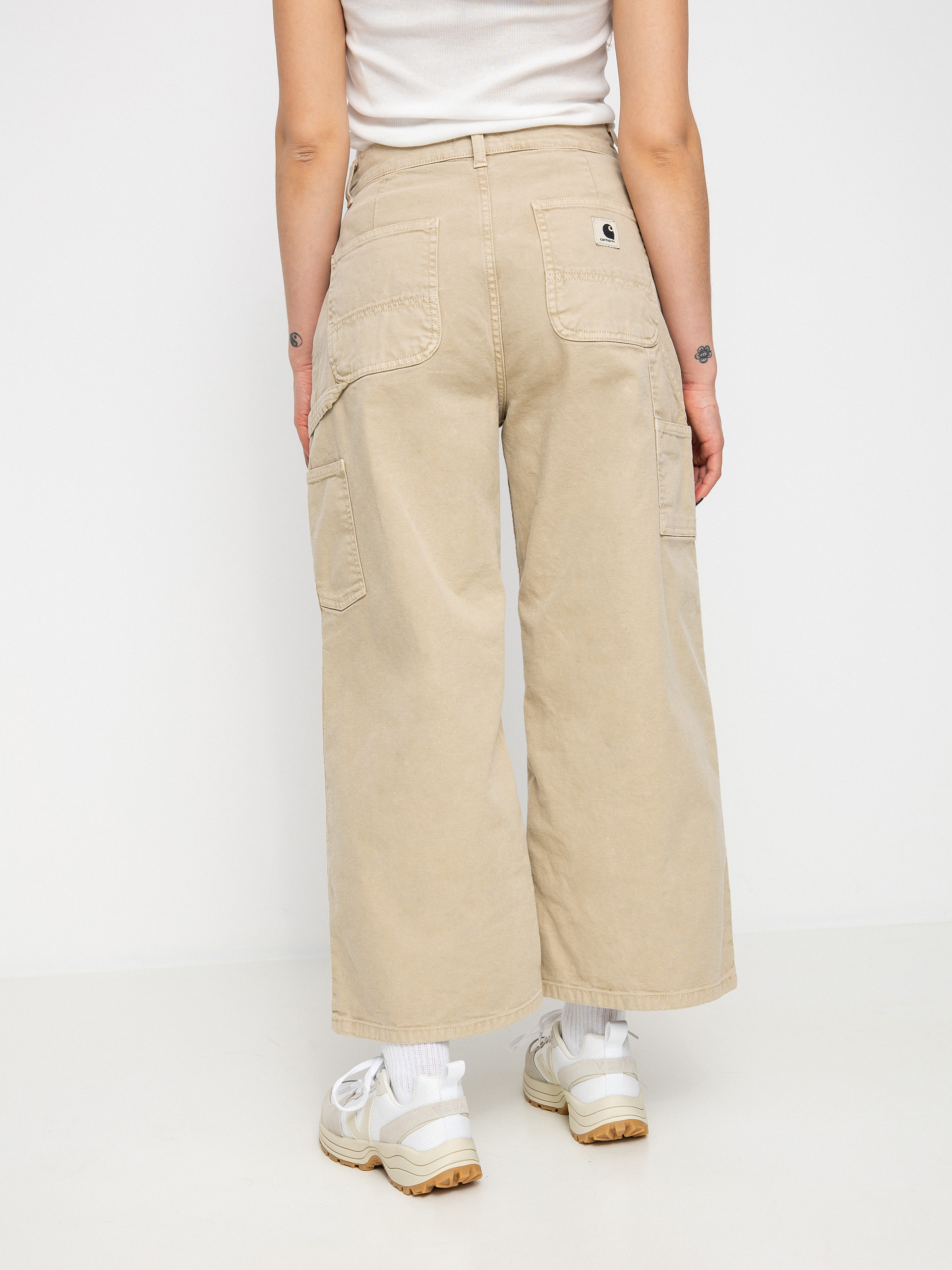 Spodnie Carhartt WIP Jens Cropped Wmn (dusty h brown)