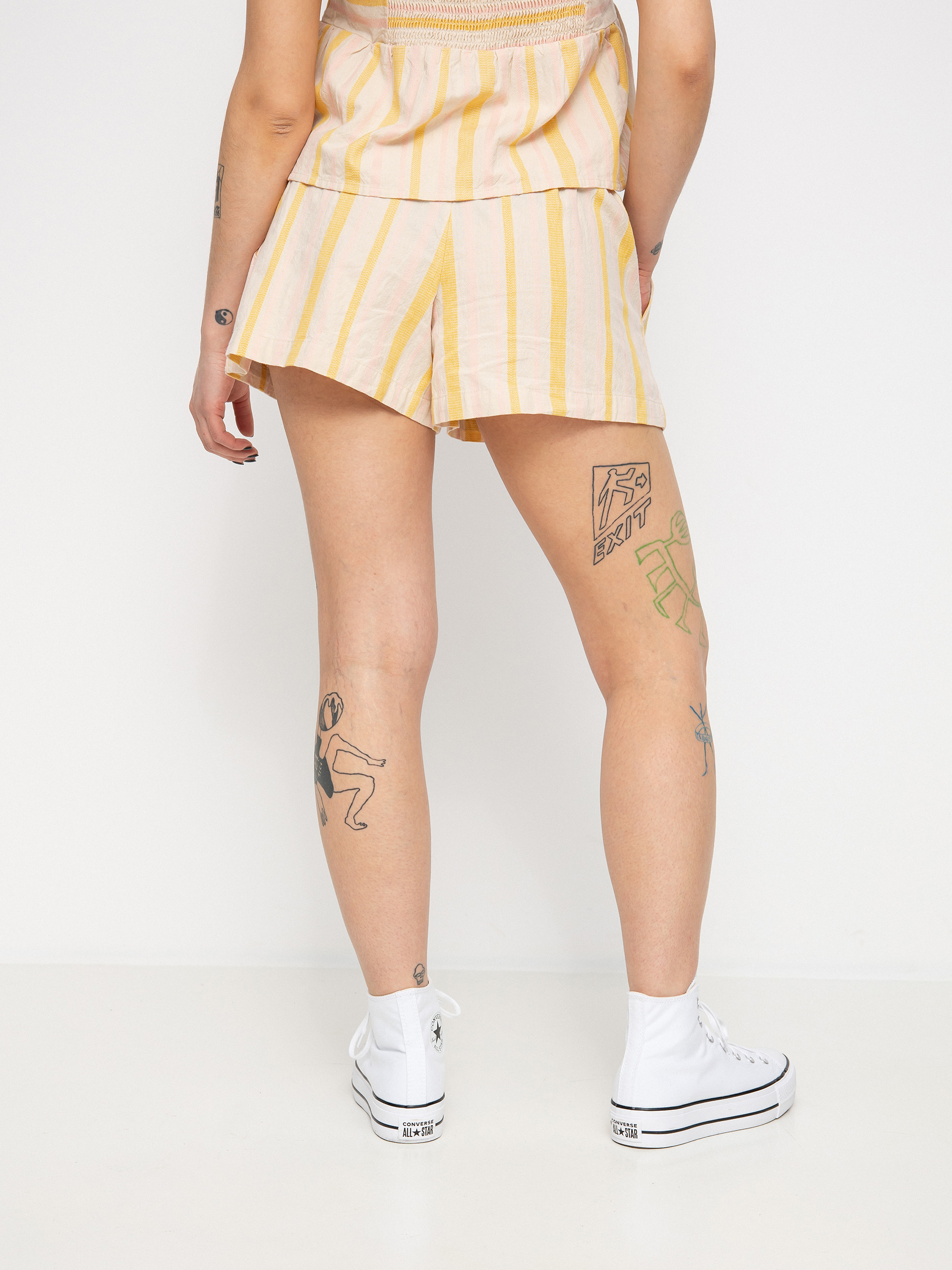 Szorty Roxy Handmade Life Wmn (tapioca alla stripe verticale)