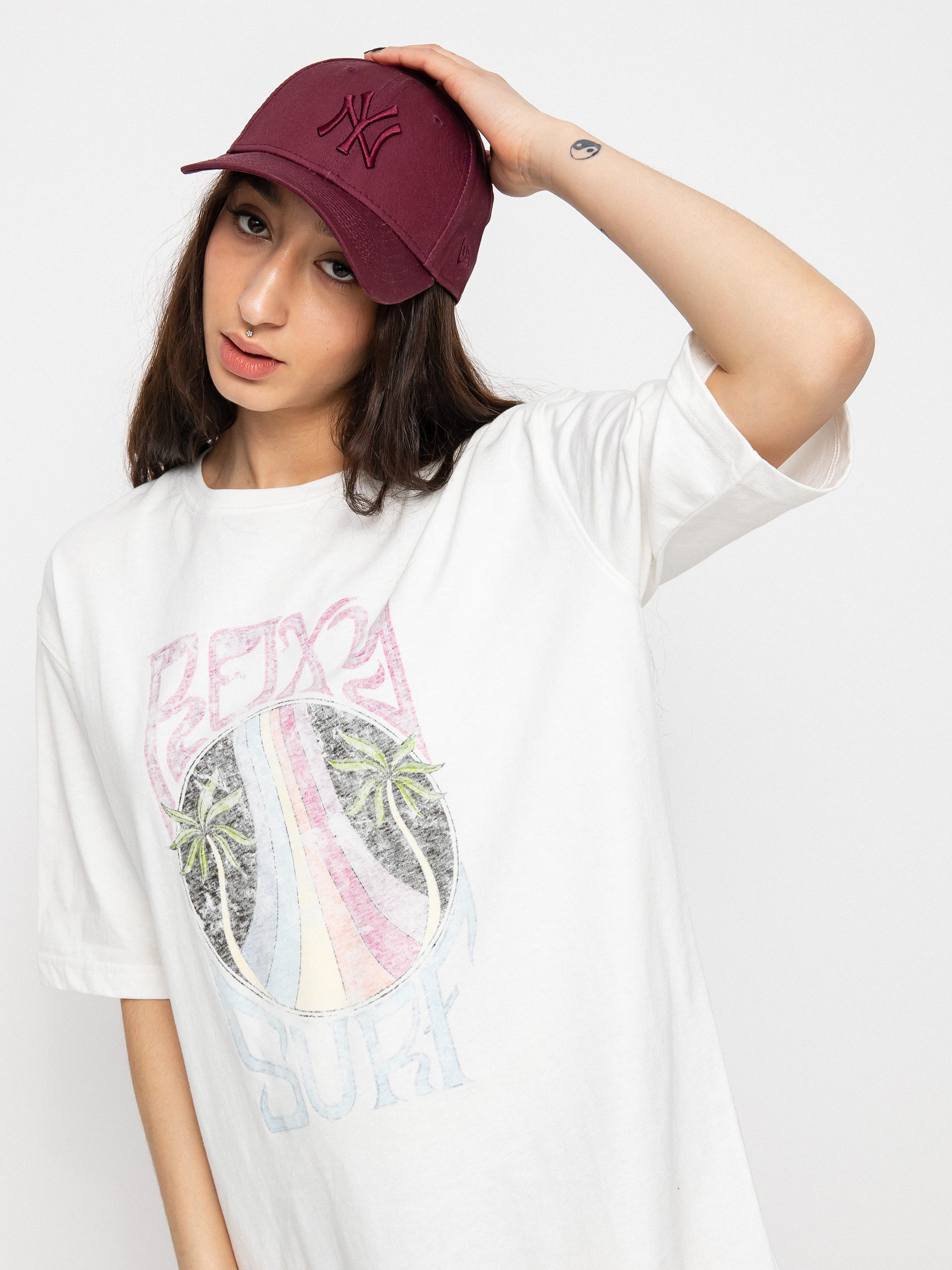 T-shirt Roxy Come To The Beach A Wmn (snow white)