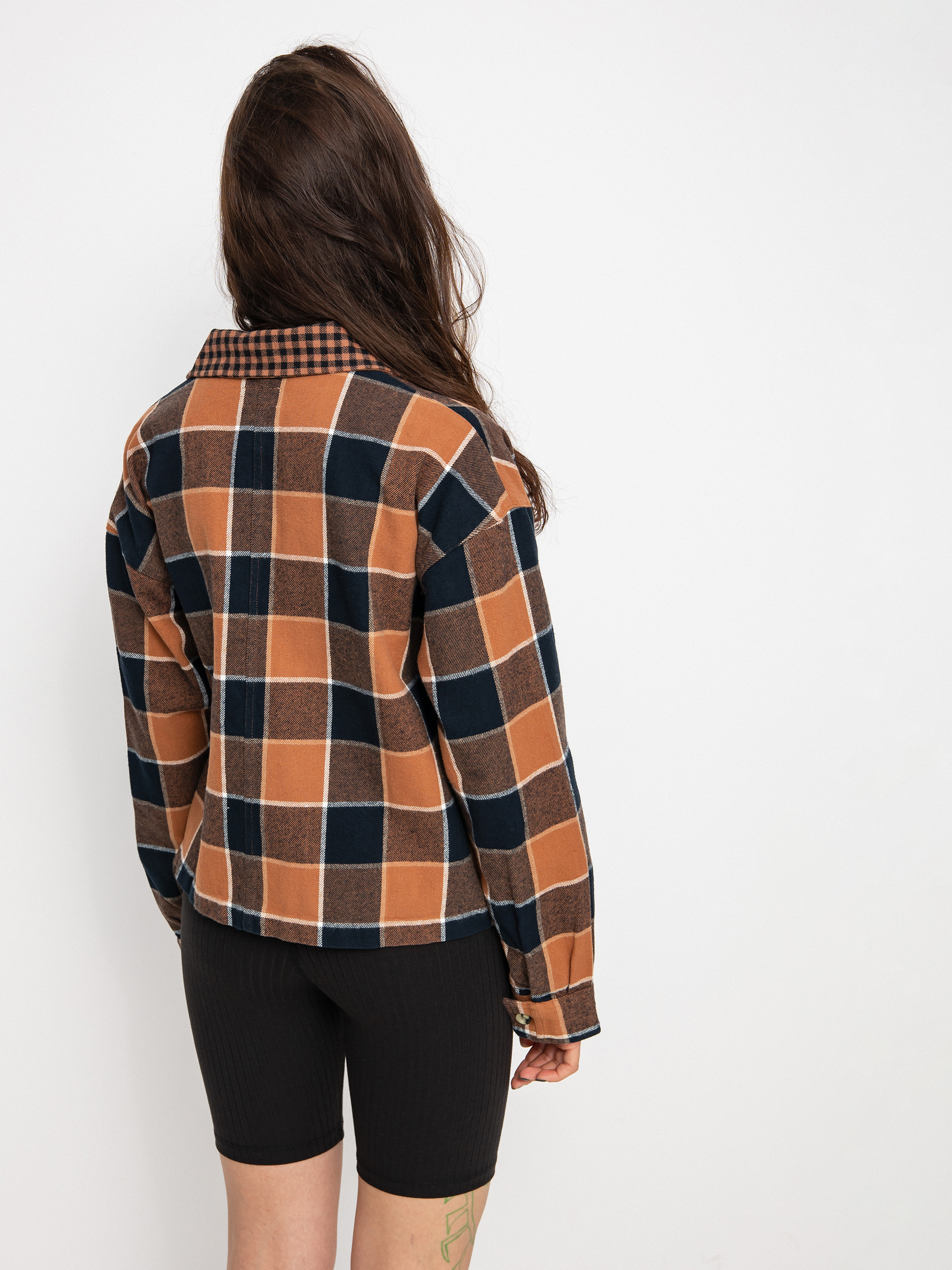Koszula Brixton Bowery Flannel Ls Wmn (hide/black)