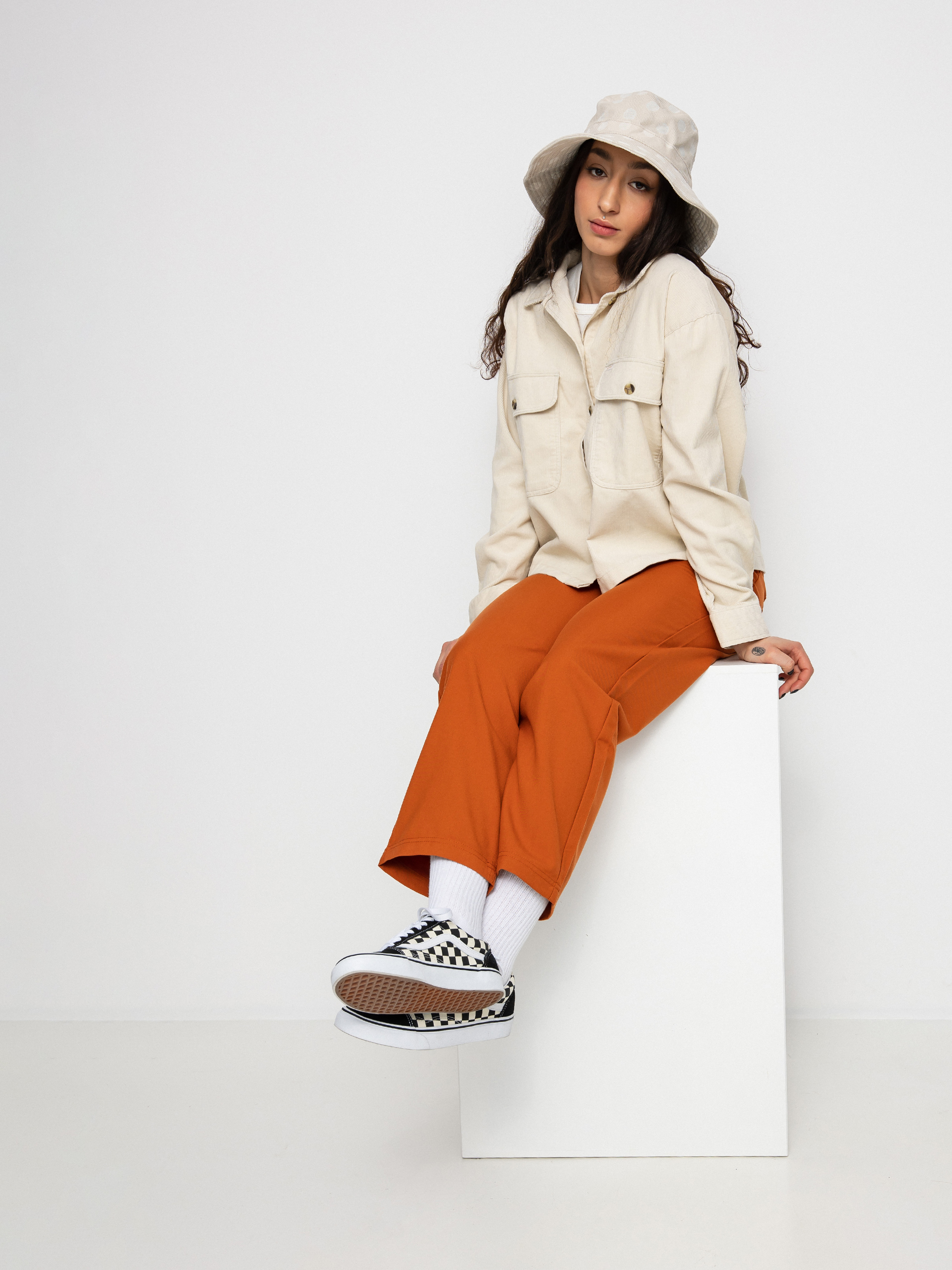 Koszula Brixton Bowery W Corduroy Flannel Ls Wmn (dove)