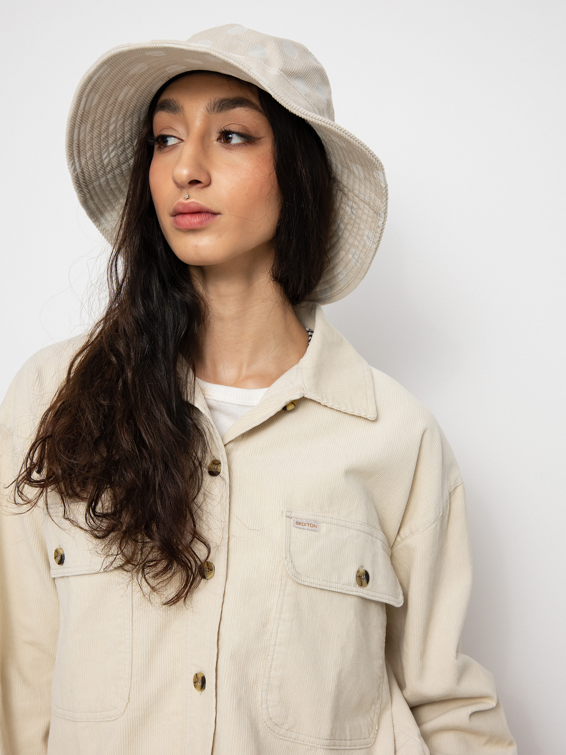 Koszula Brixton Bowery W Corduroy Flannel Ls Wmn (dove)