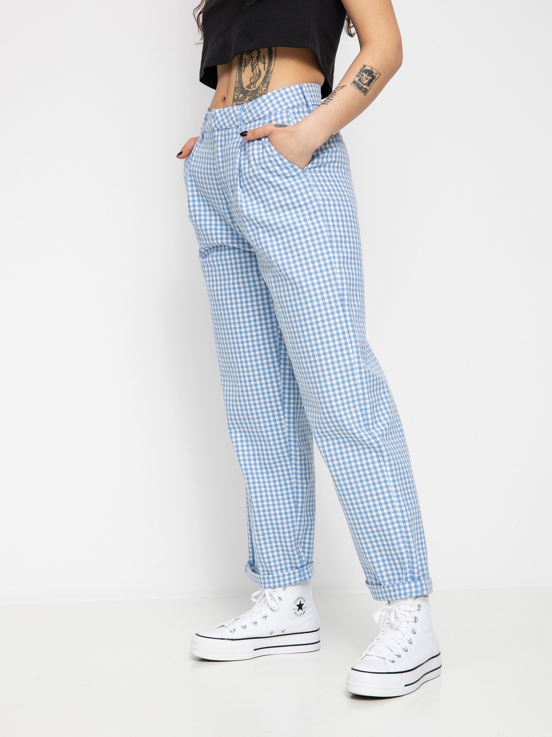 Spodnie Brixton Victory Trouser Wmn (casa blanca blue)