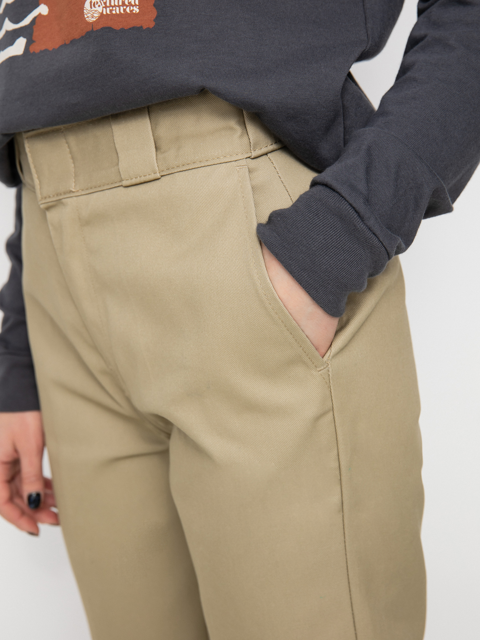 Spodnie Dickies 874 Cropped Wmn (khaki)