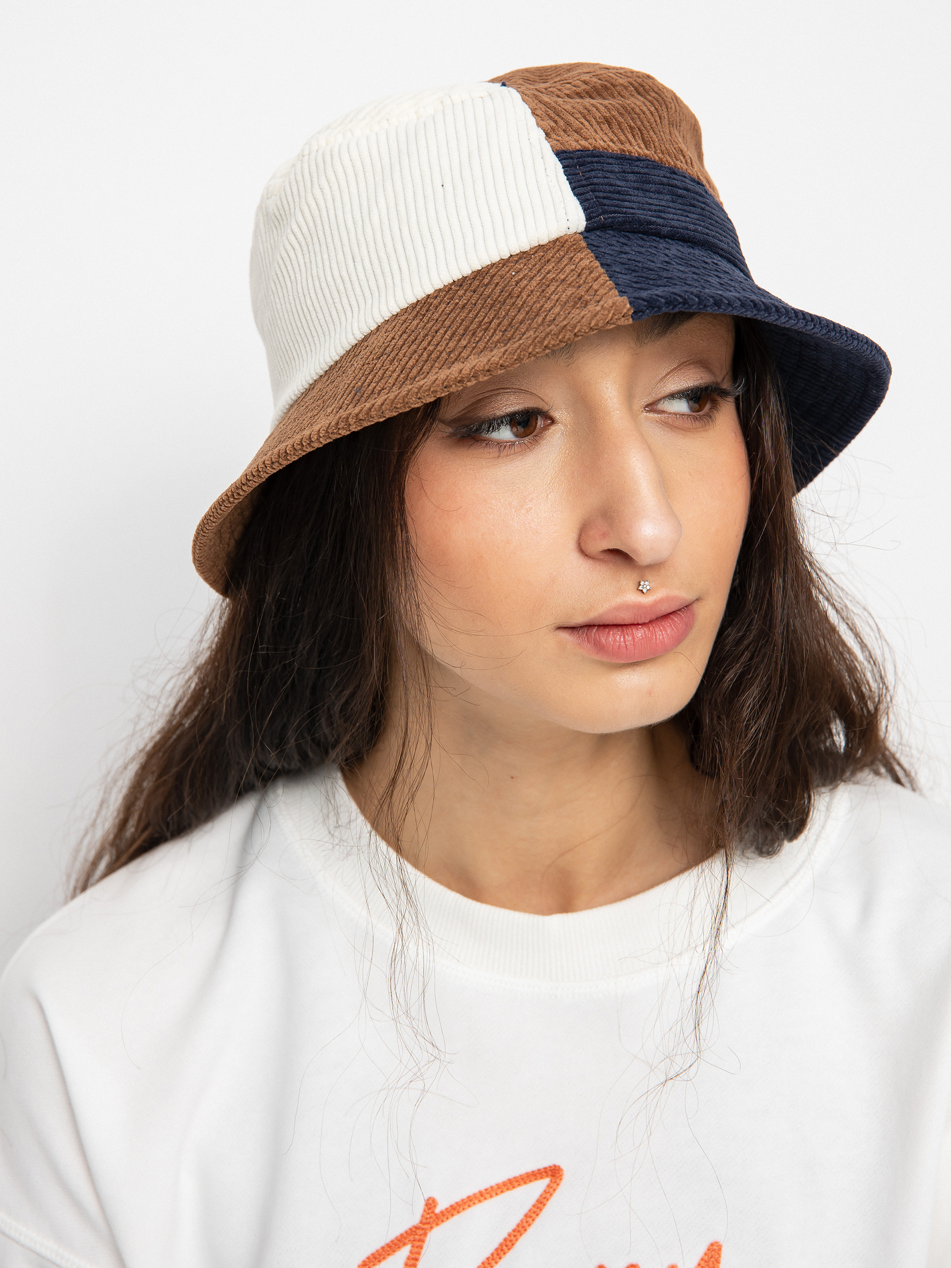 Kapelusz Brixton Gramercy Packable Bucket Hat (navy/hide)
