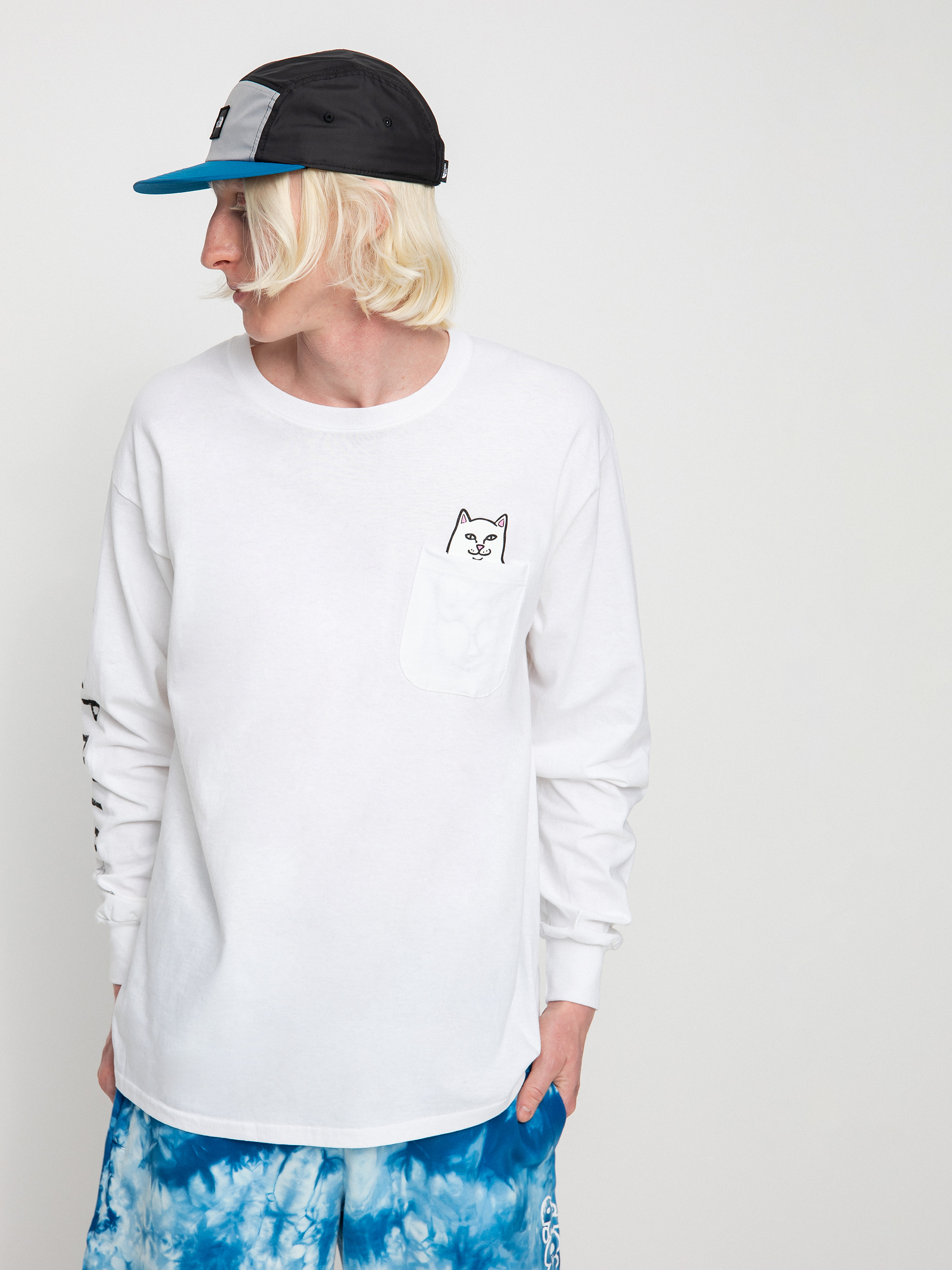 Longsleeve RipNDip Lord Nermal (white)