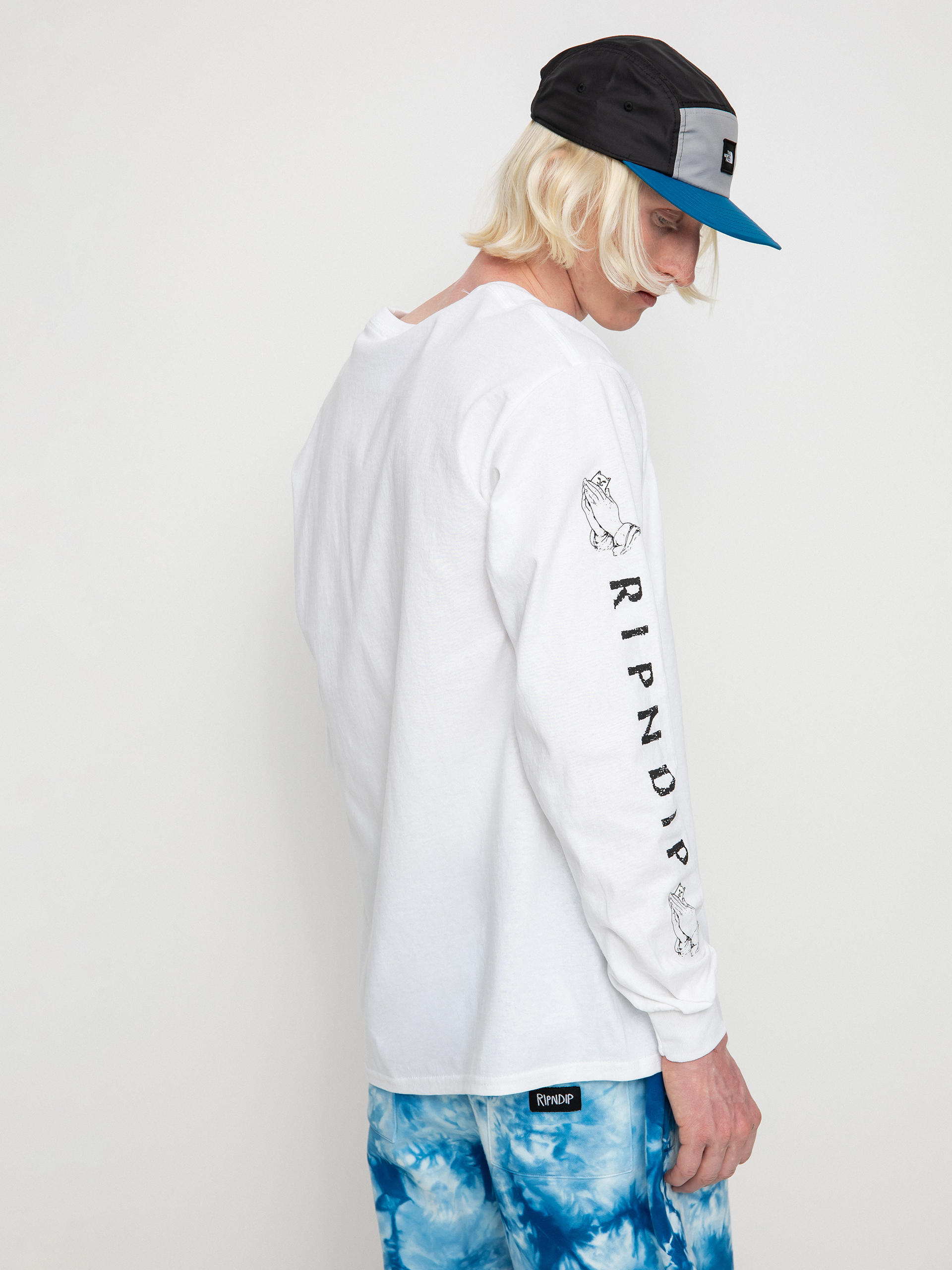Longsleeve RipNDip Lord Nermal (white)