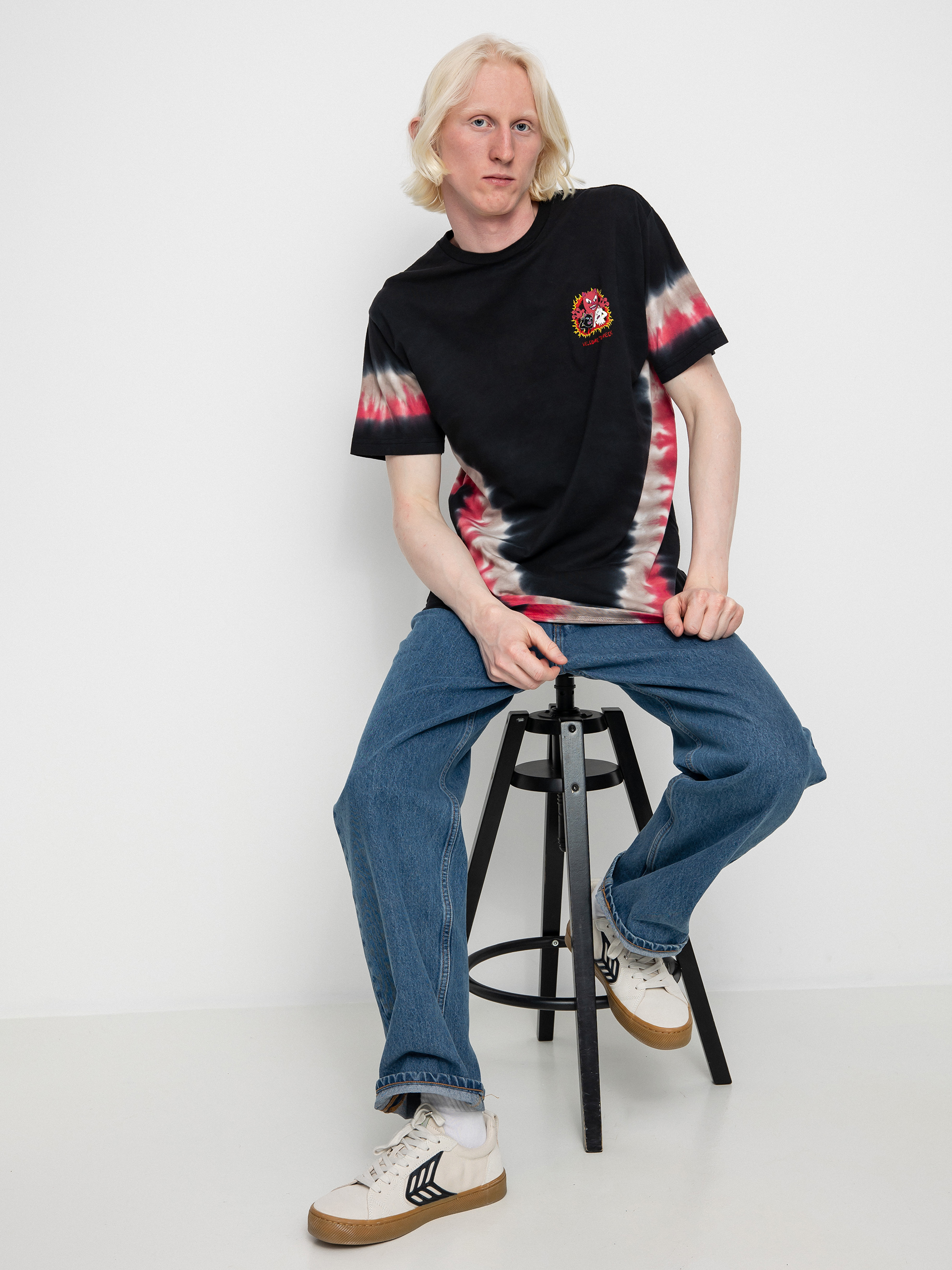 T-shirt RipNDip Dark Side (red/black v dye)
