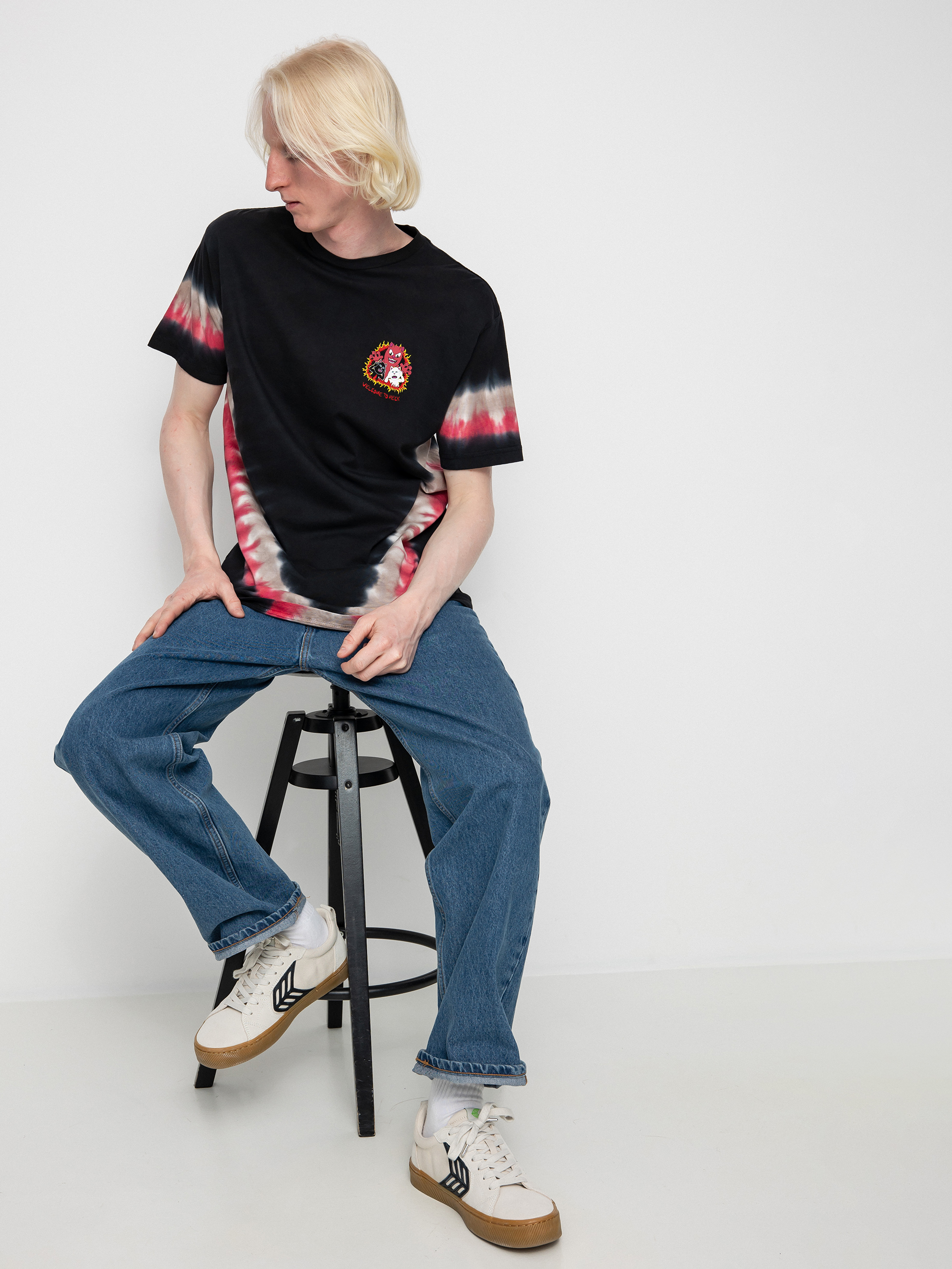 T-shirt RipNDip Dark Side (red/black v dye)