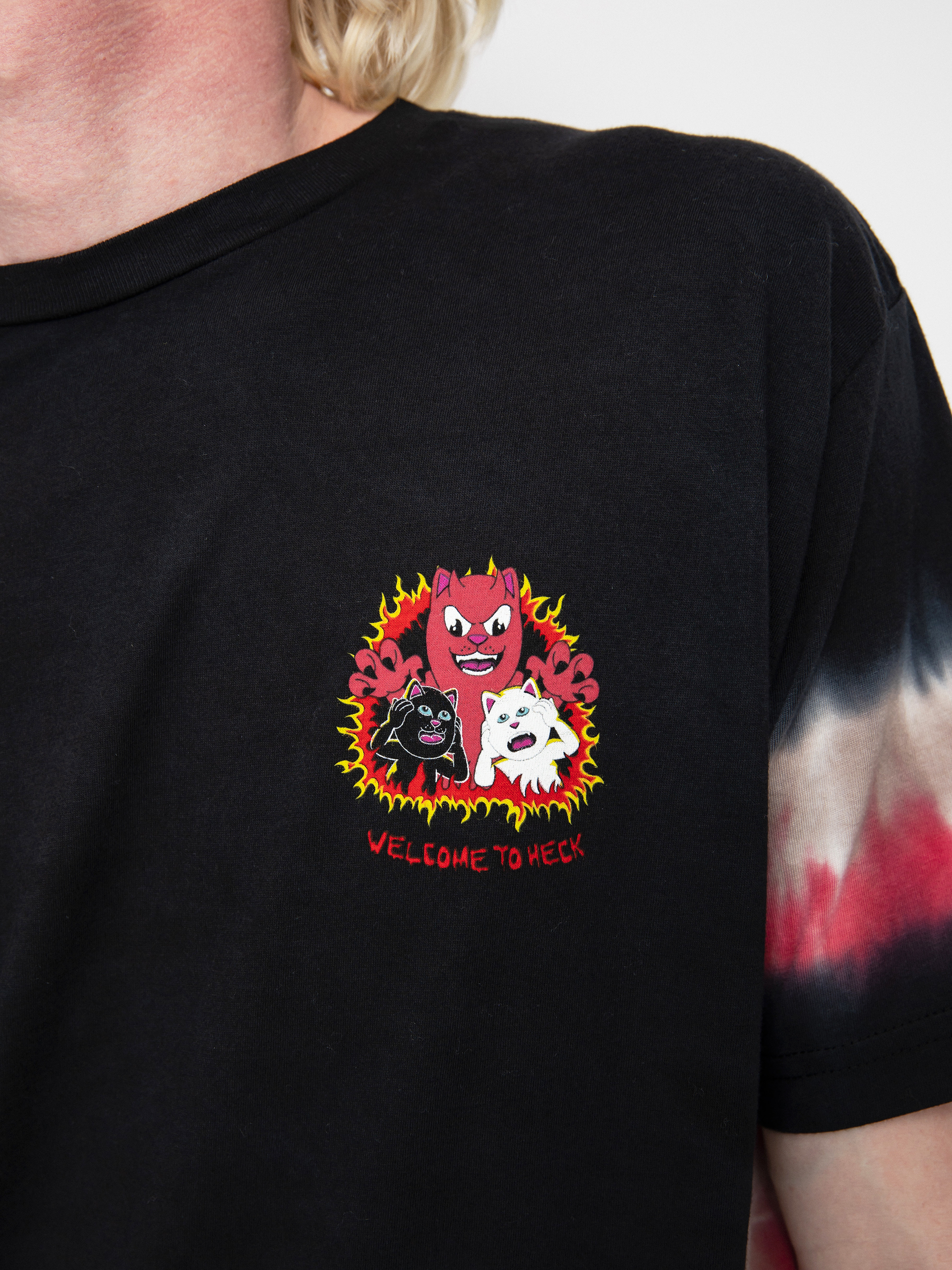 T-shirt RipNDip Dark Side (red/black v dye)