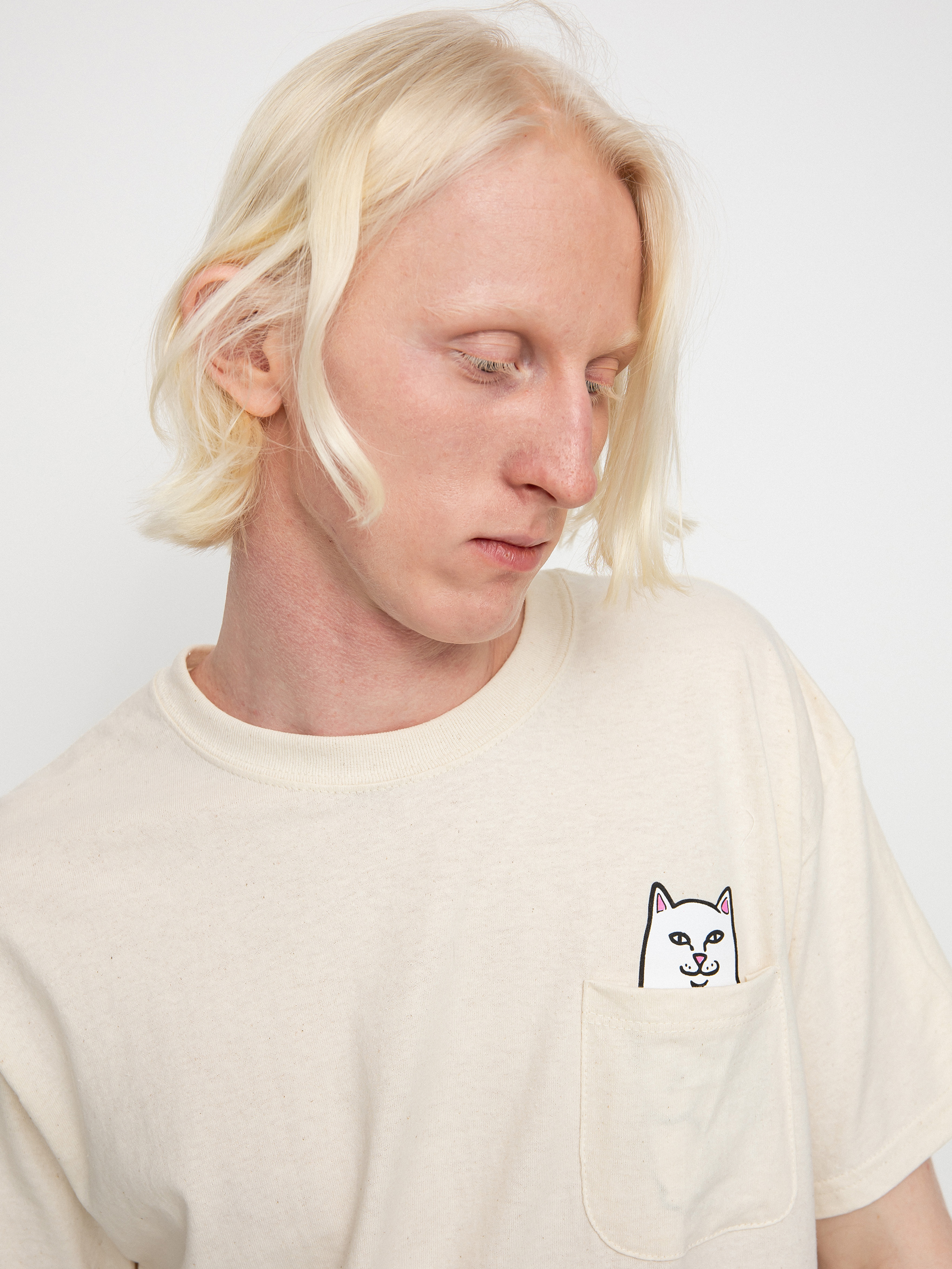 T-shirt RipNDip Lord Nermal Pocket (natural)