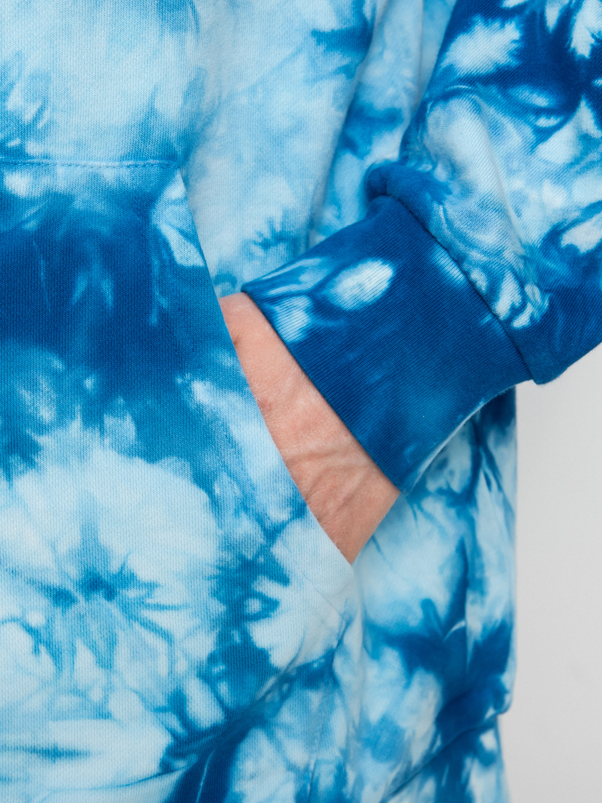 Bluza z kapturem RipNDip Ripntail HD (blue acid wash)