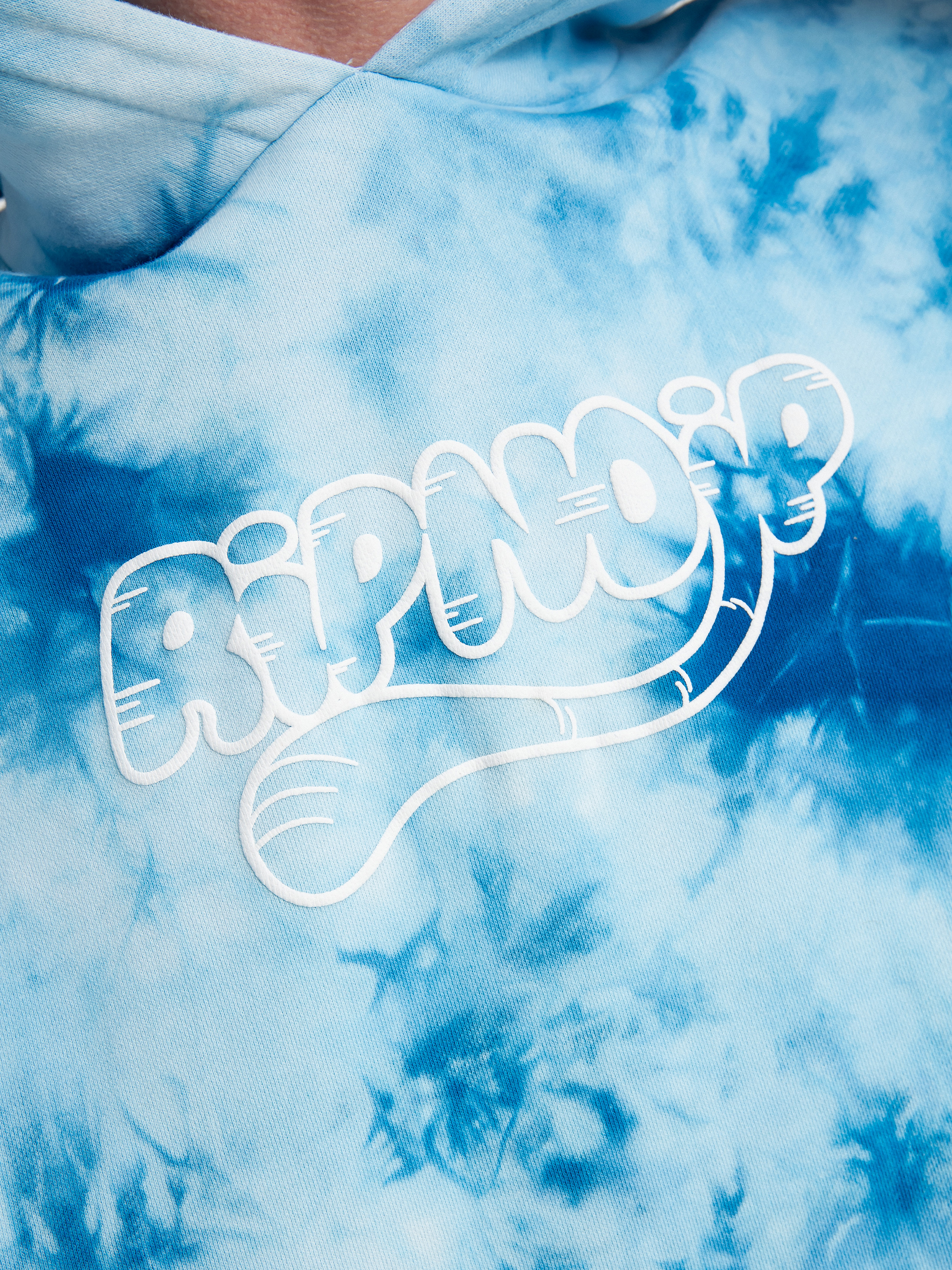 Bluza z kapturem RipNDip Ripntail HD (blue acid wash)