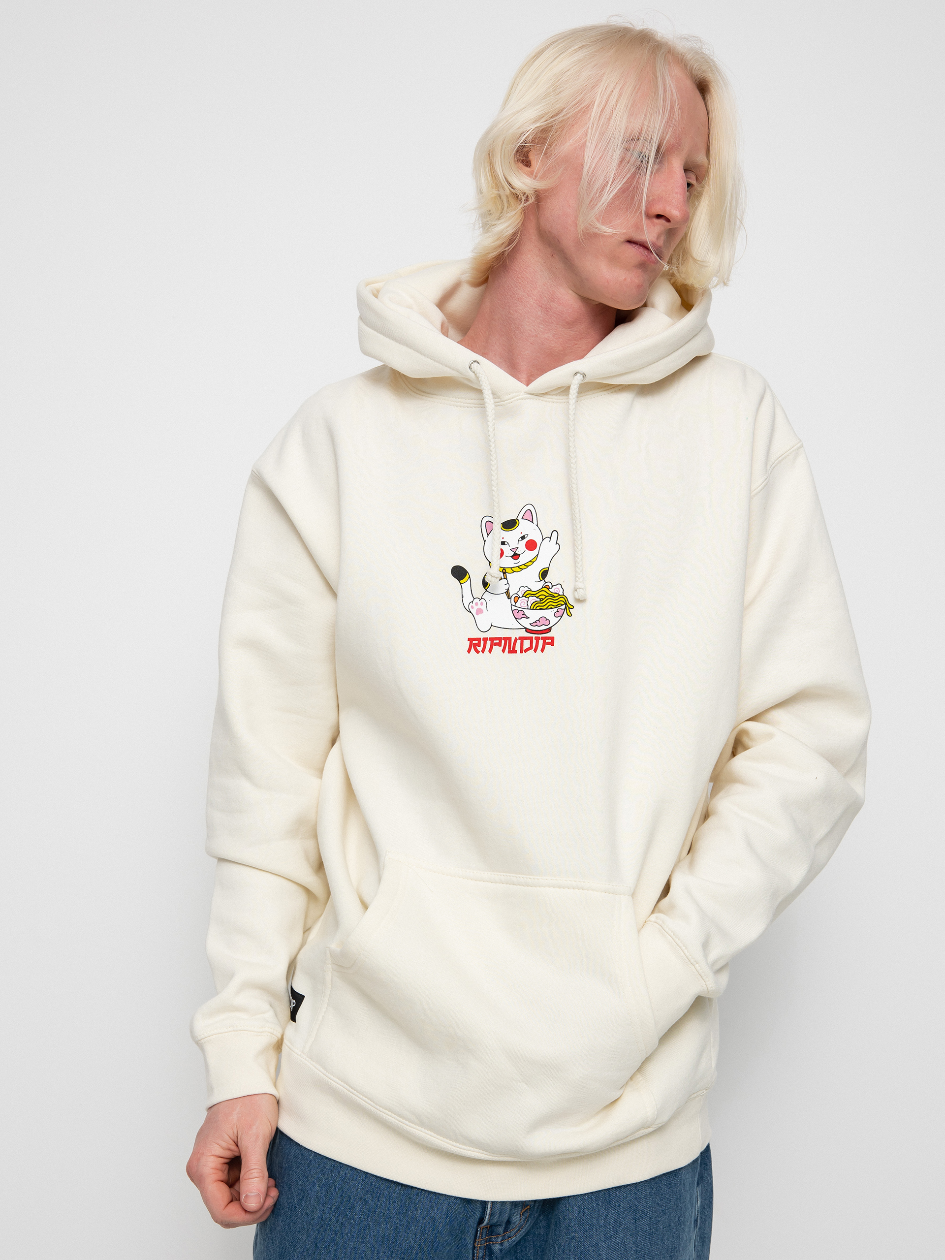 Bluza z kapturem RipNDip Lucky Nerm HD (natural)