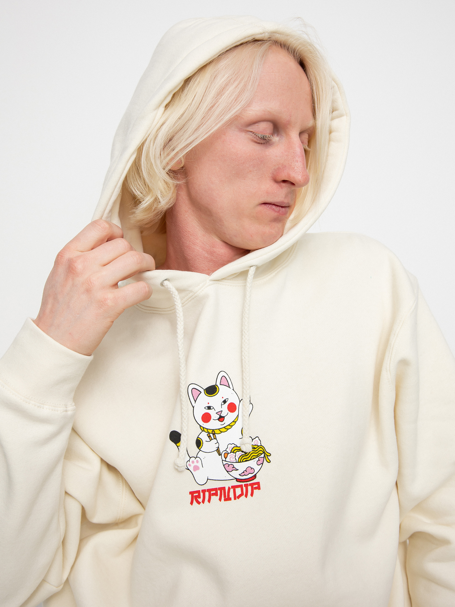 Bluza z kapturem RipNDip Lucky Nerm HD (natural)