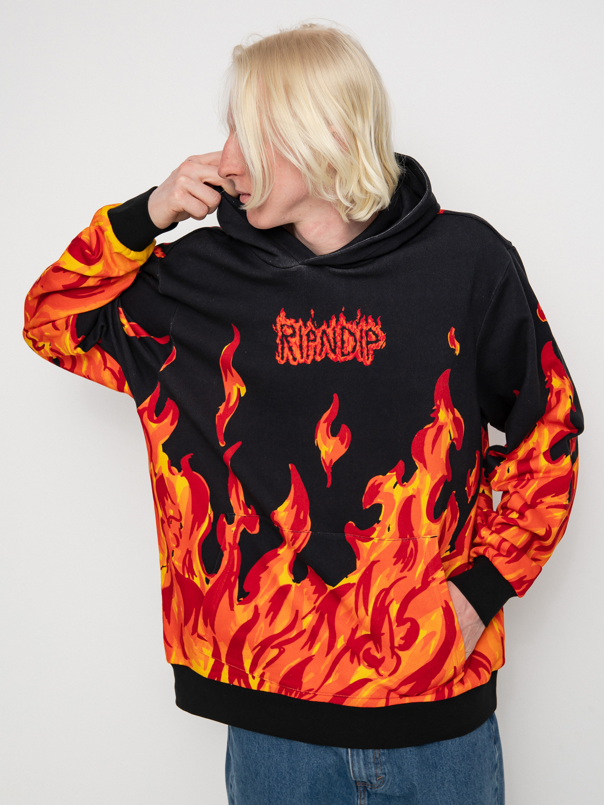 Bluza z kapturem RipNDip Nerm In Hell HD (black)
